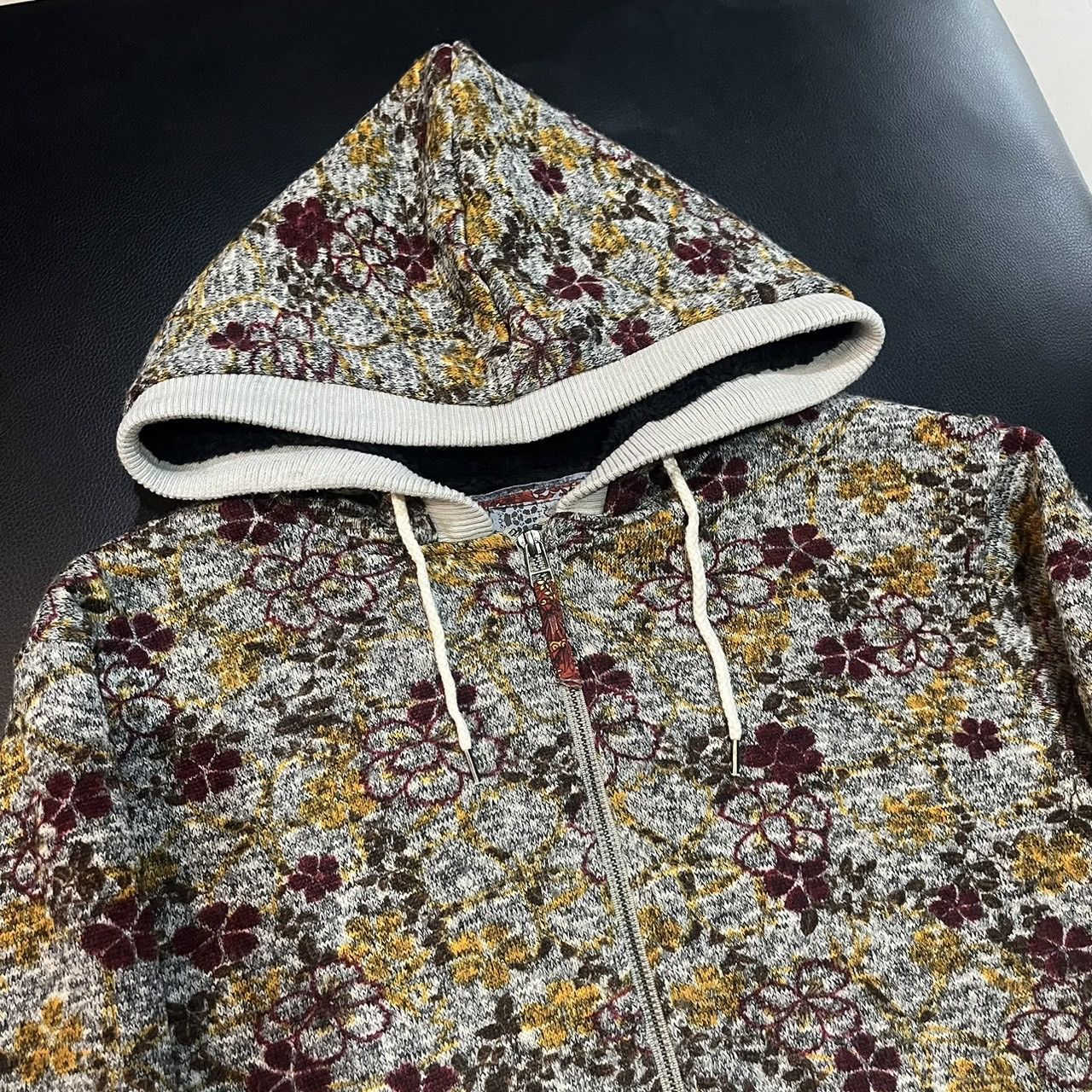 Japanese Brand Wa MaTo 1 floral hoodie Size US L / EU 52-54 / 3 - 4 Thumbnail