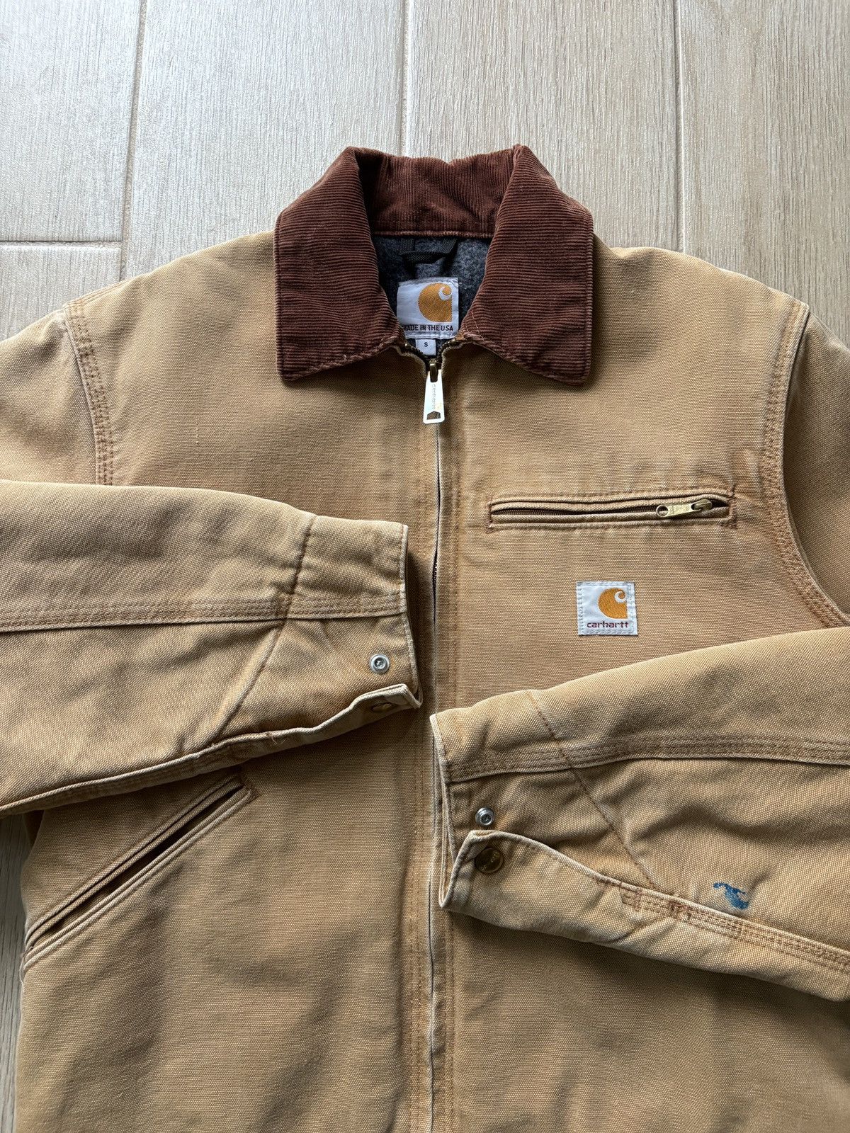 Carhartt Carhartt Detroit Jacket J001 BRN Size US S / EU 44-46 / 1 - 4 Thumbnail
