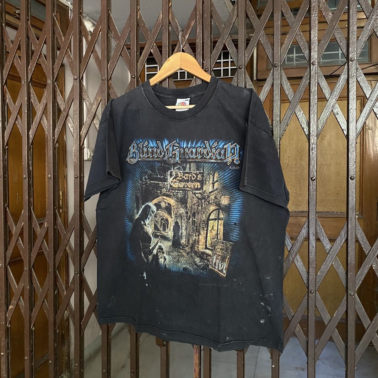 Band Tees Vintage Blind Guardian ,Bard's Tavern metal band 2003 tshirt Size US XL / EU 56 / 4 - 2 Thumbnail