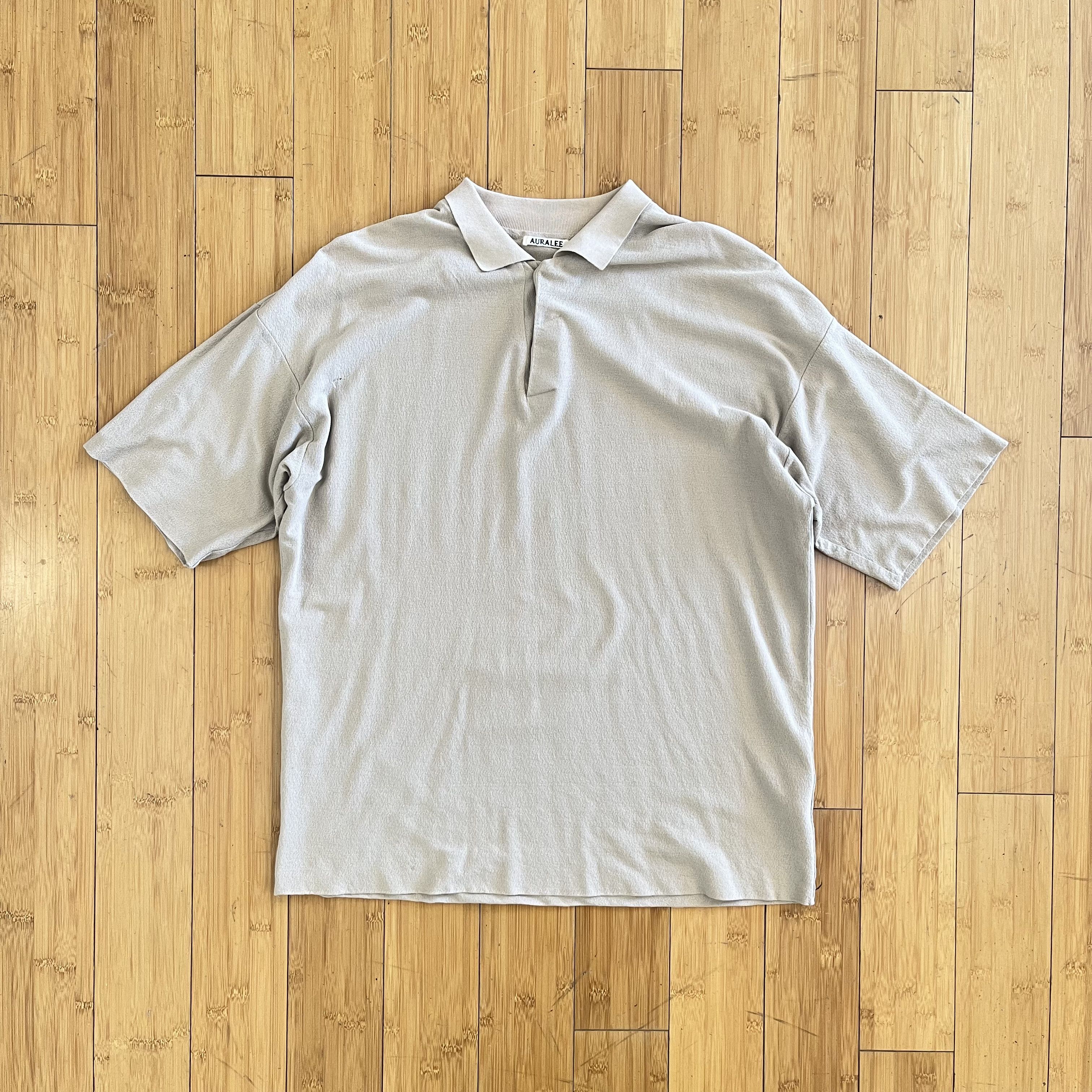 Auralee AURALEE HARD TWIST HIGH GAUGE WOOL SILK KNIT SKIPPER