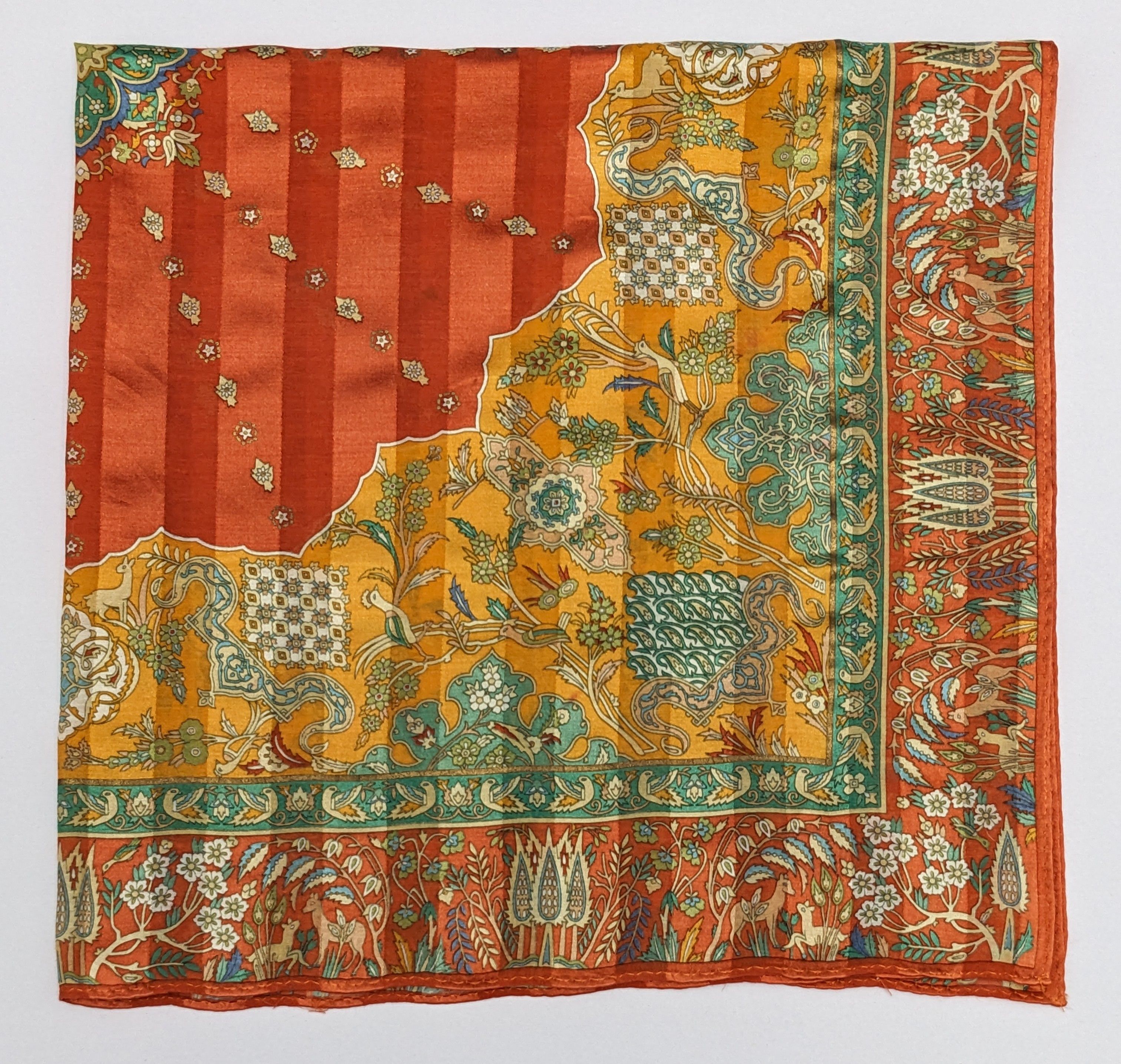 Other Vintage Silk Ornate Persian Medallion and Floral Size ONE SIZE - 1 Thumbnail