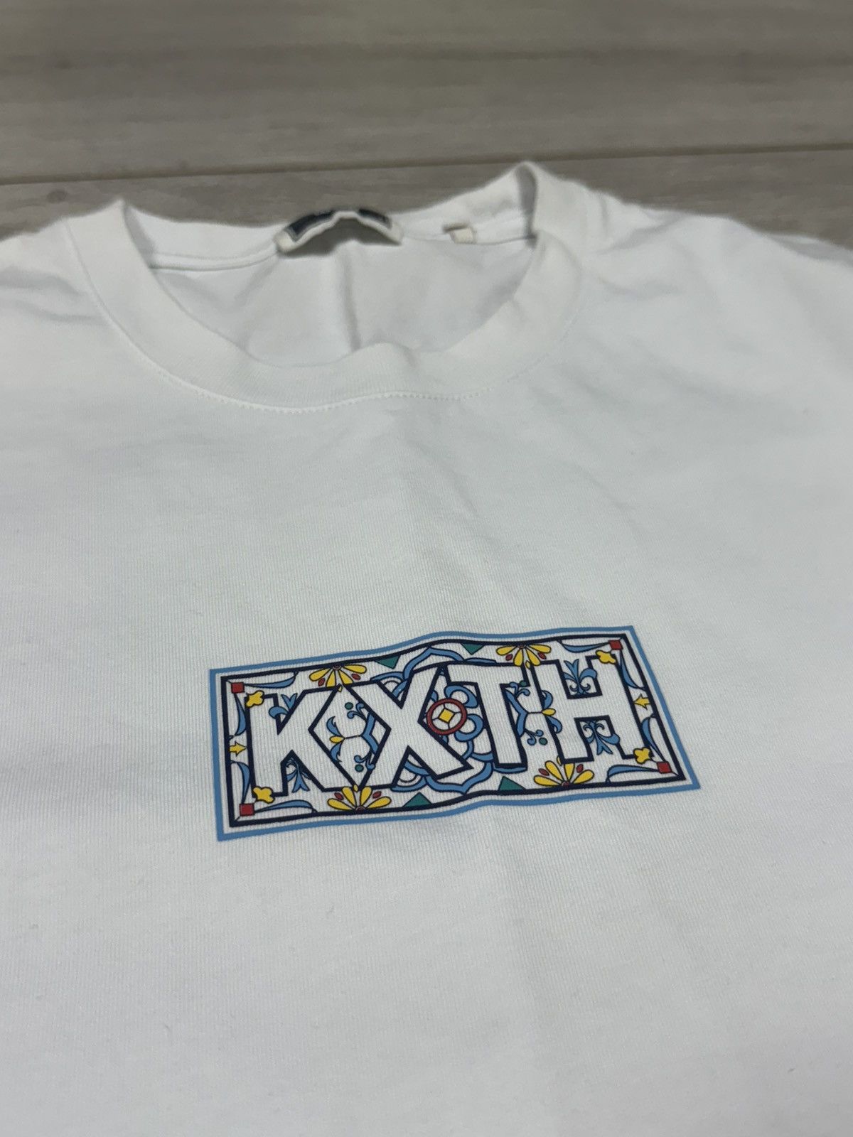 Kith Kith KXTH Moroccan Tile Tee Blue Size US L / EU 52-54 / 3 - 4 Thumbnail