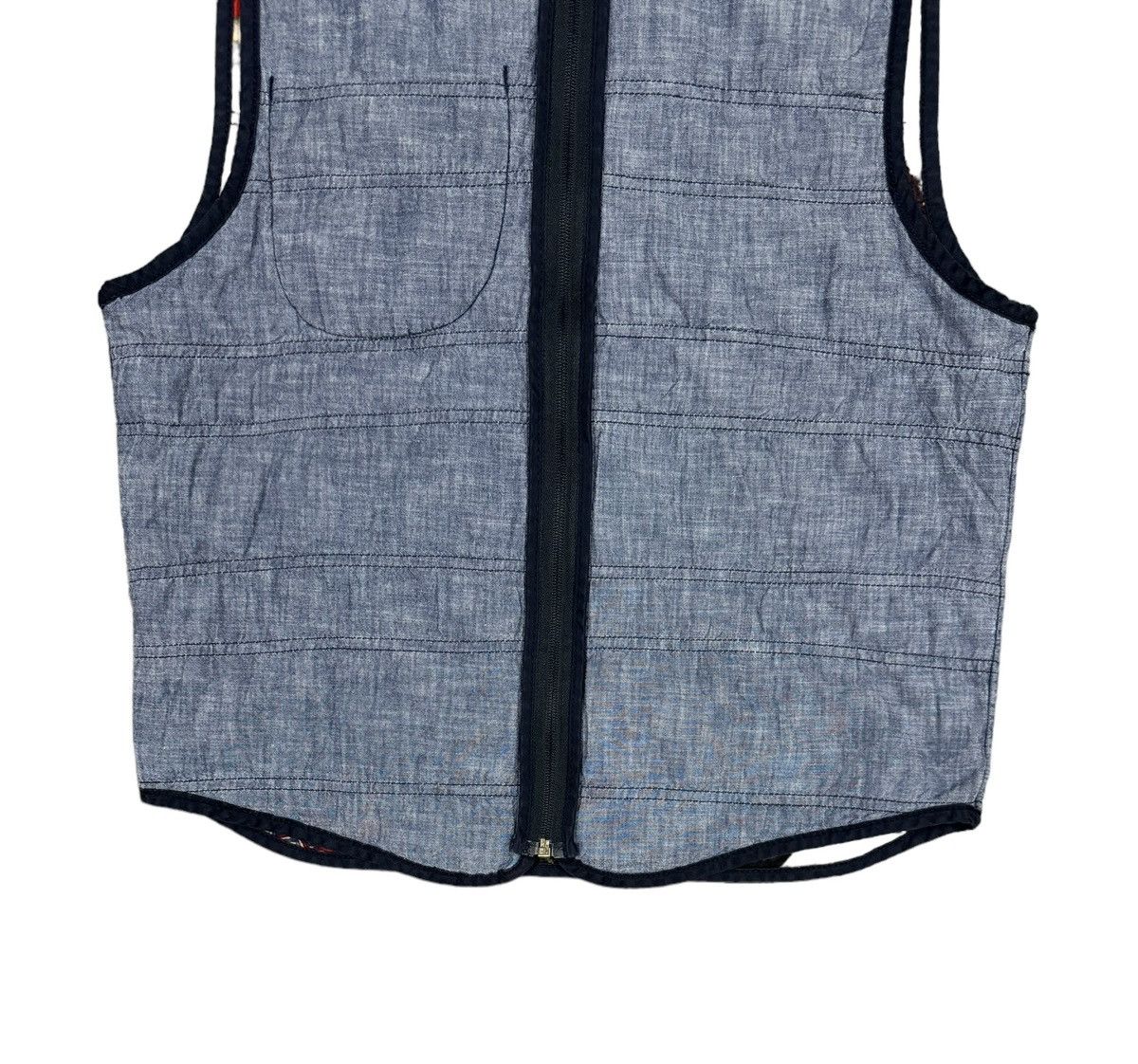Denim & Supply Ralph Lauren × RRL Ralph Lauren Ralph Lauren Vest Jacket Southwestern Najavo Patchwork Ranch Size 42S - 14 Thumbnail