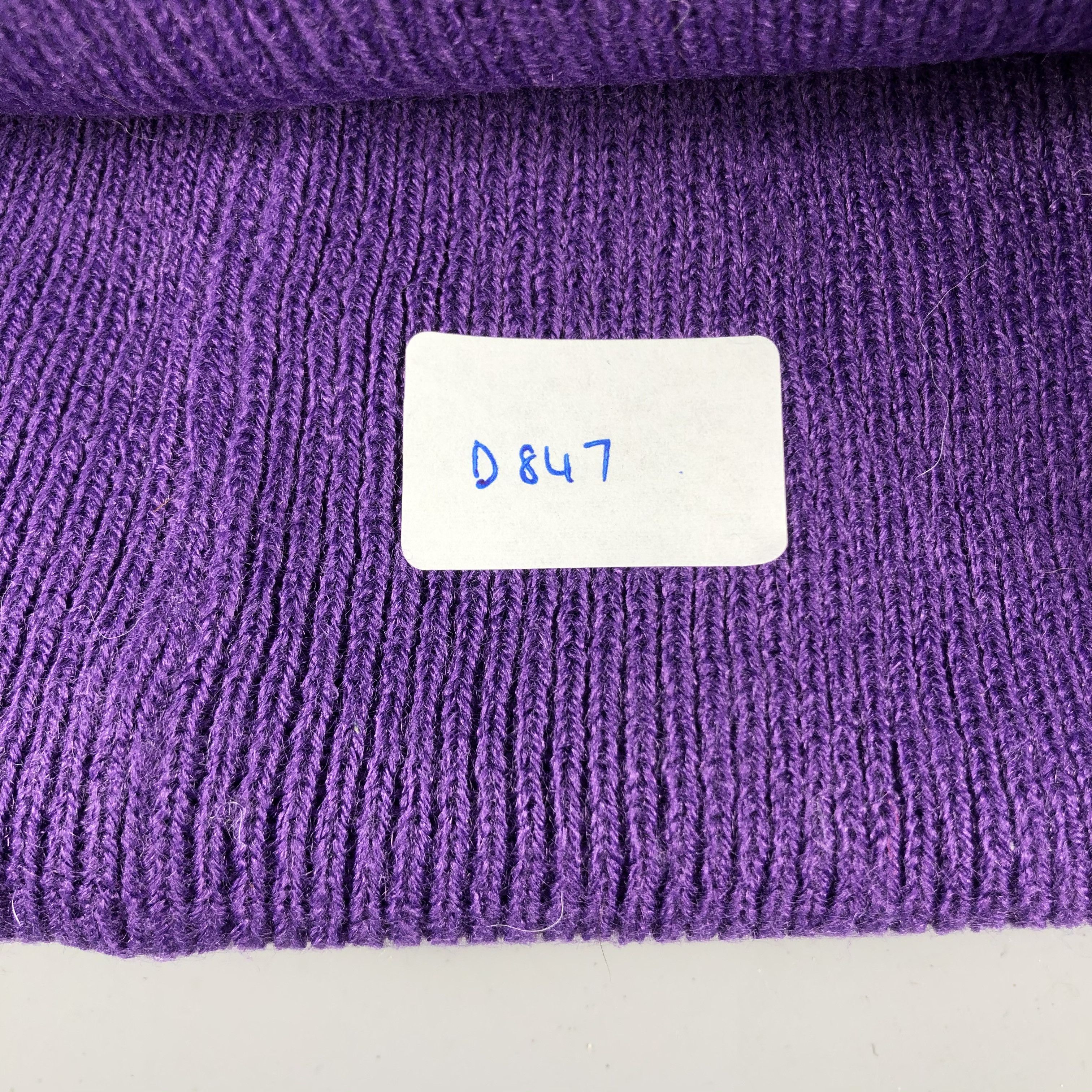 New Era × Vintage New Era Purple Plain Beanie Snow Hat Snow Cap -D847 Size ONE SIZE - 7 Thumbnail