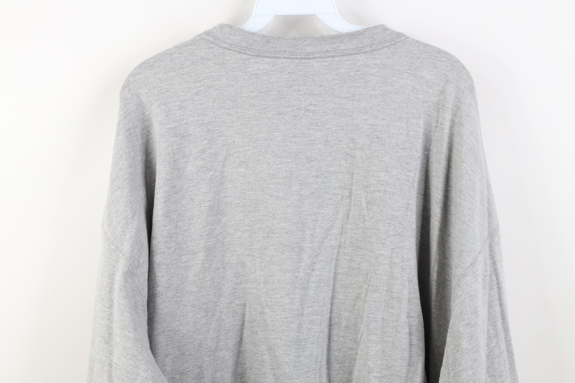Vintage Vintage 90s Y2K Streetwear Heavyweight Long Sleeve T-Shirt Size US XXL / EU 58 / 5 - 9 Thumbnail