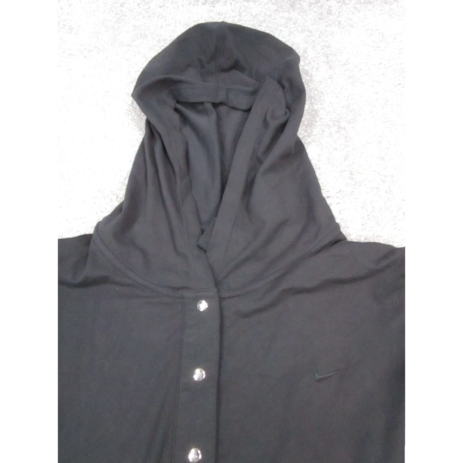 Nike Nike Hoodie Womens M Black Henley Pullover Size M / US 6-8 / IT 42-44 - 2 Thumbnail