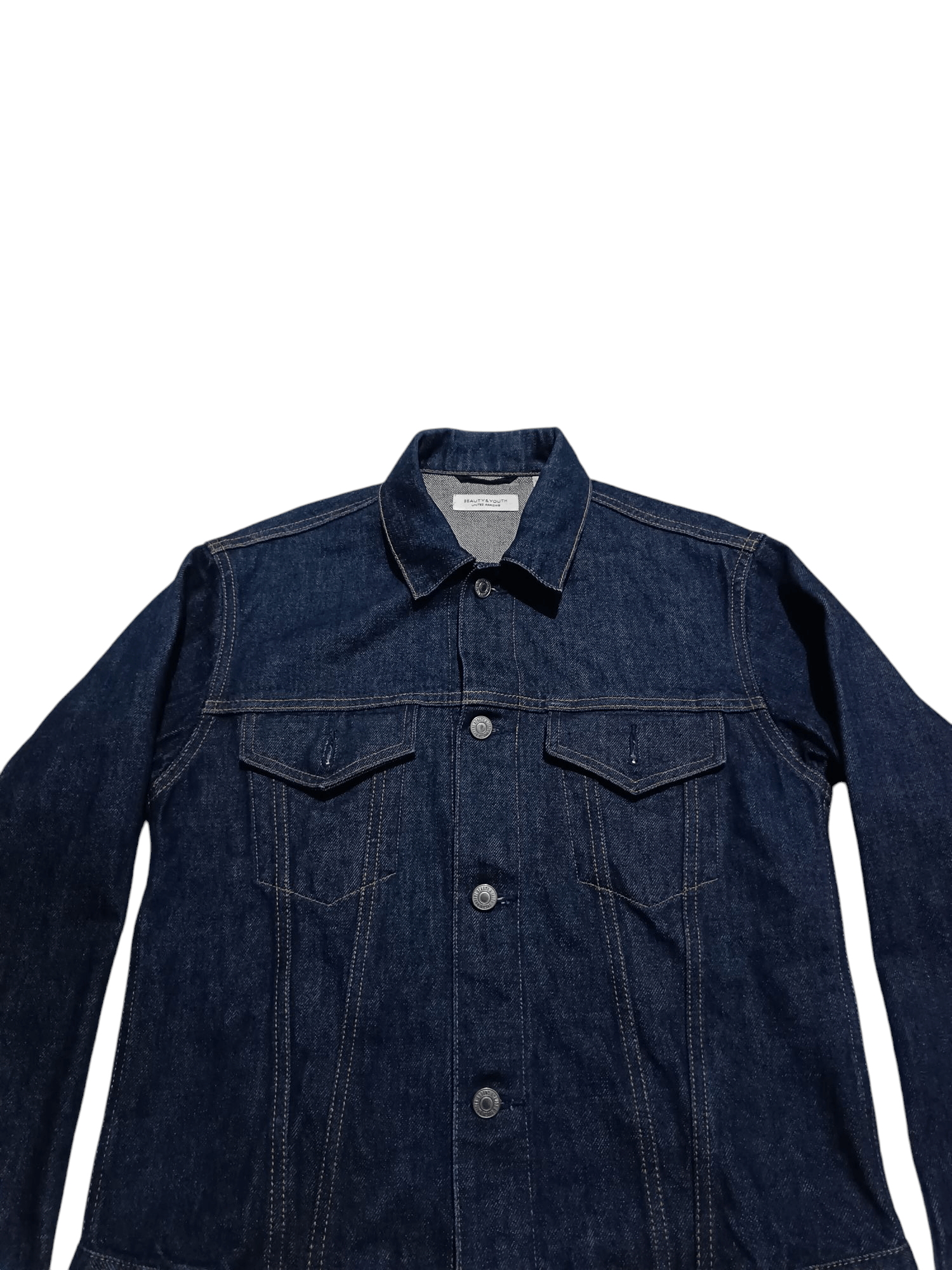 BEAUTY&YOUTH × Indigo × Japanese Brand Japanese Brand Jeans Jacket Selvedge Raw Denim Size US M / EU 48-50 / 2 - 4 Thumbnail