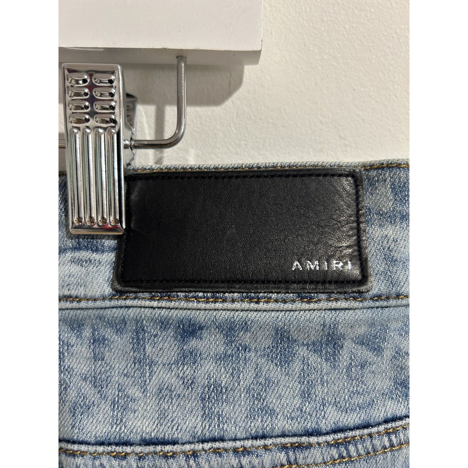Amiri AMIRI PLAYBOI LASER JEANS SIZE 38 PREOWNED Size US 38 / EU 54 - 4 Thumbnail