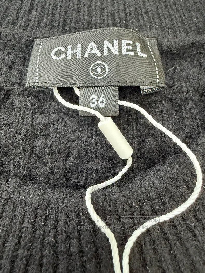Chanel Chanel Black hidden multi-element pink logo sweater Size XS / US 0-2 / IT 36-38 - 6 Thumbnail