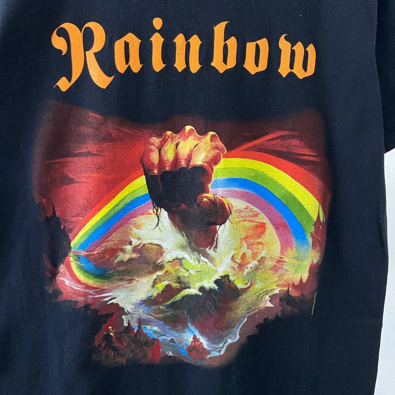 Band Tees Rainbow Vintage Rock Band Tour 2009 T-Shirt Size US S / EU 44-46 / 1 - 4 Thumbnail