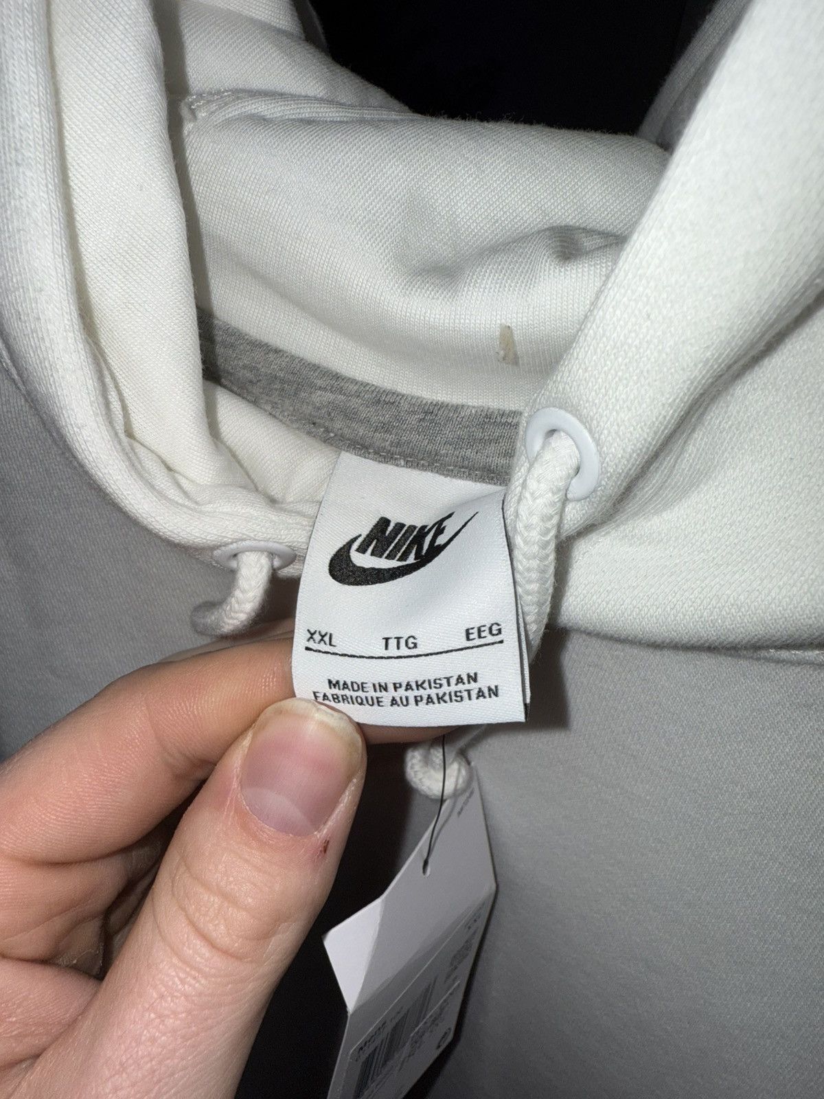Nike White Nike hoodie Size US XXL / EU 58 / 5 - 2 Thumbnail