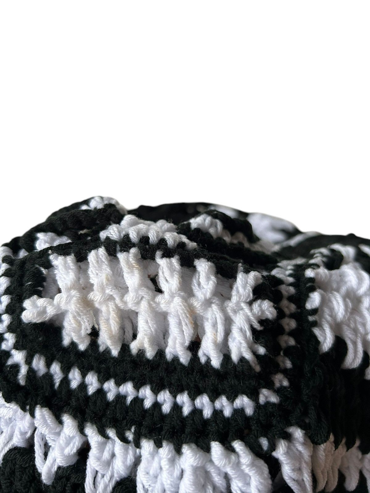 Japanese Brand × Kapital × Vintage Very Rare Crochet Knitted Handmade Balaclava Masked Size ONE SIZE - 6 Thumbnail