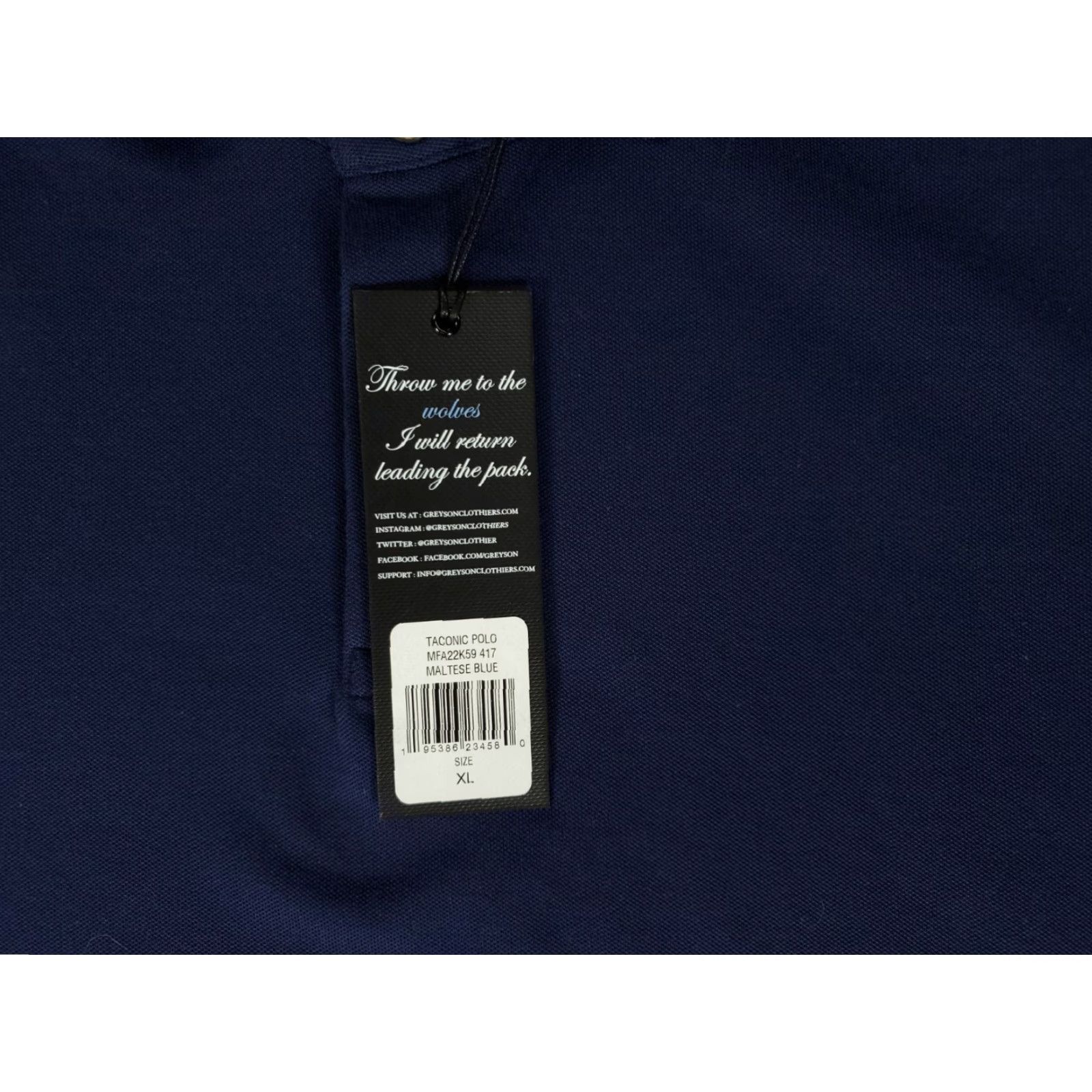 Vintage Greyson Polo Shirt Taconic Maltese Blue Mens XL NWT Shirt Size US XL / EU 56 / 4 - 3 Thumbnail
