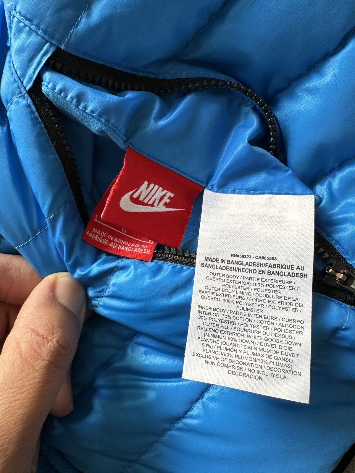 Nike Nike Tech Fleece Hoodie 800 Aeroloft Reversible Bubble vest Size US L / EU 52-54 / 3 - 7 Thumbnail