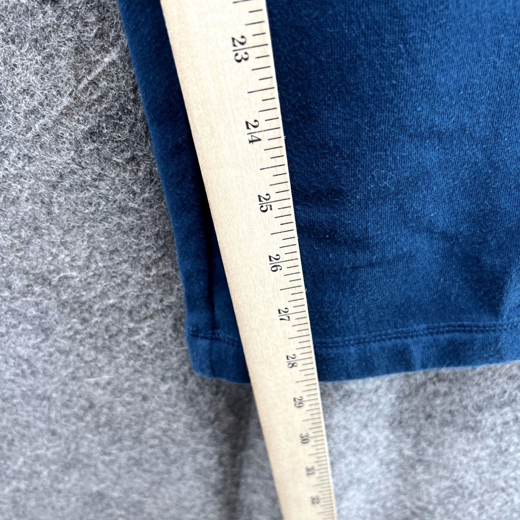 Champion VINTAGE Champion Pants Women M Blue Navy Cotton Fleece Straight Young? Size 32" / US 10 / IT 46 - 6 Thumbnail
