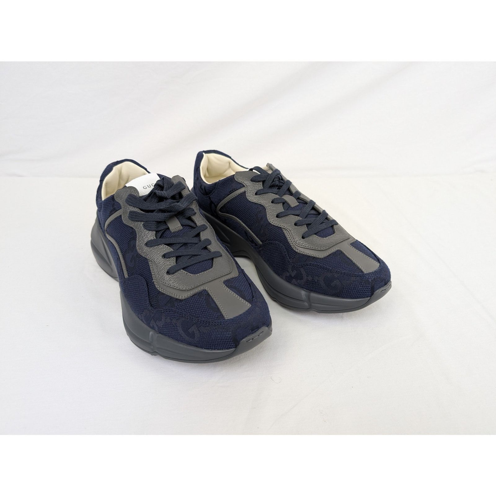 Gucci o1rshd1 GG Canvas Microsoft Sneakers in Grey Size US 10.5 / EU 43-44 - 5 Thumbnail