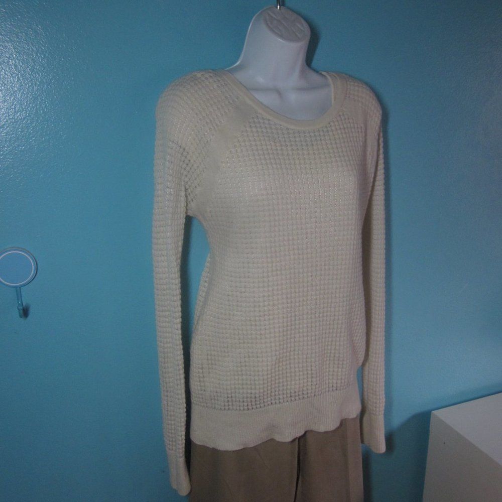 Vince Vince Womens Size L Cream Cashmere Pullover Sweater Size L / US 10 / IT 46 - 5 Thumbnail