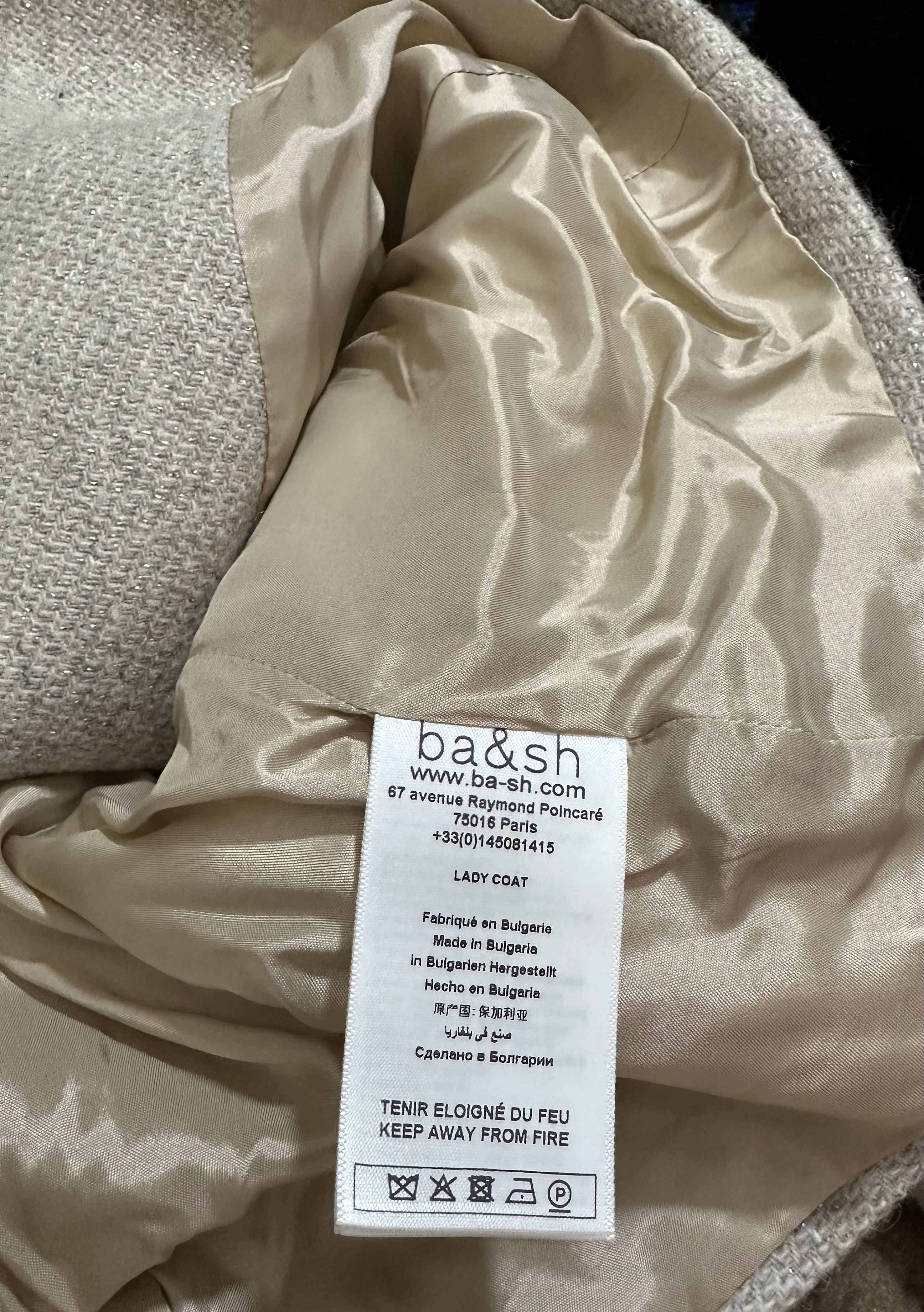 ba&sh Suit Jacket and Skirt Grey Size S / US 4 / IT 40 - 6 Thumbnail
