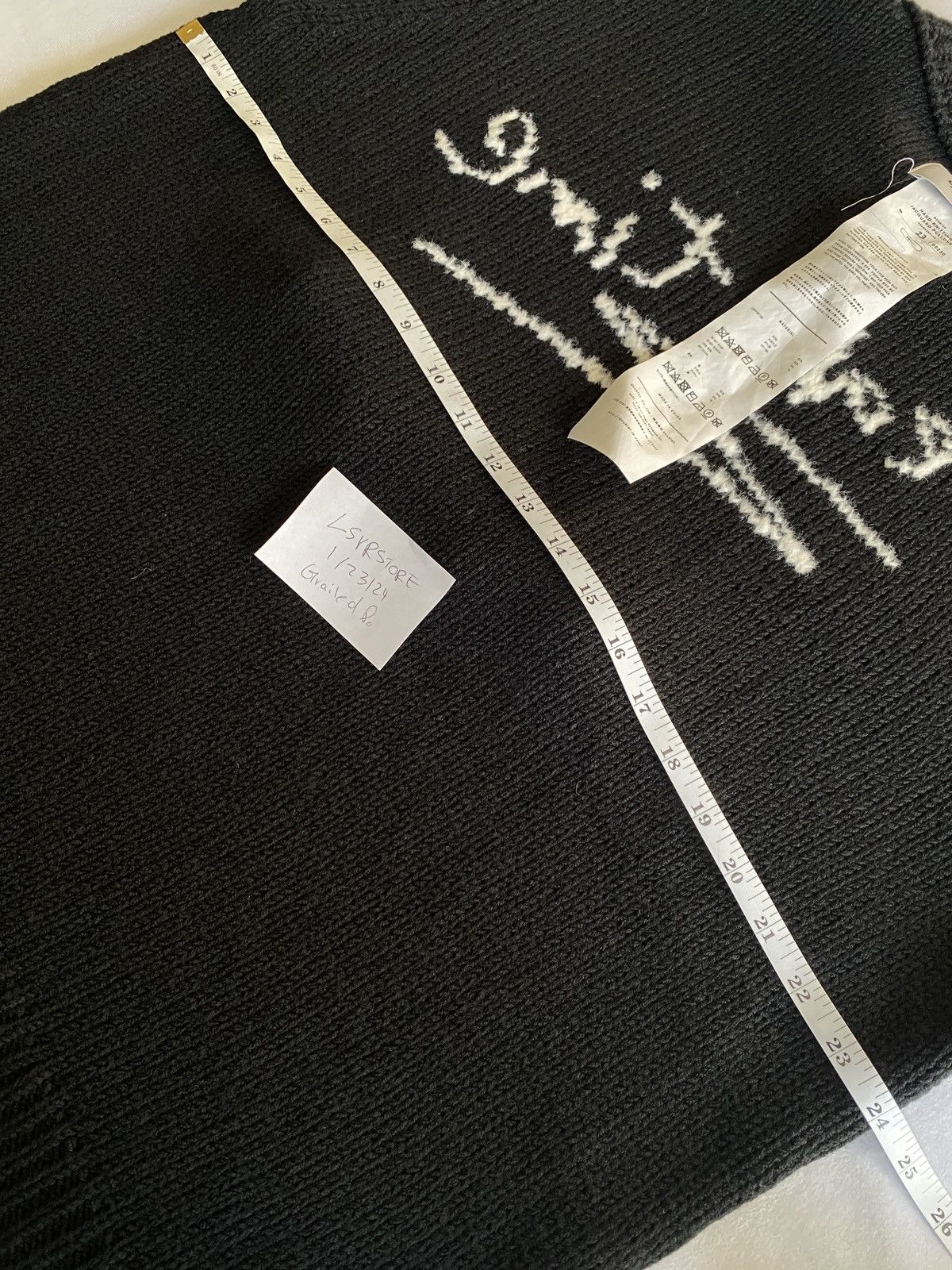Doublet Doublet Panda 🐼 Hand Knit Jacquard Intarsia Sweater Small Size US S / EU 44-46 / 1 - 7 Thumbnail
