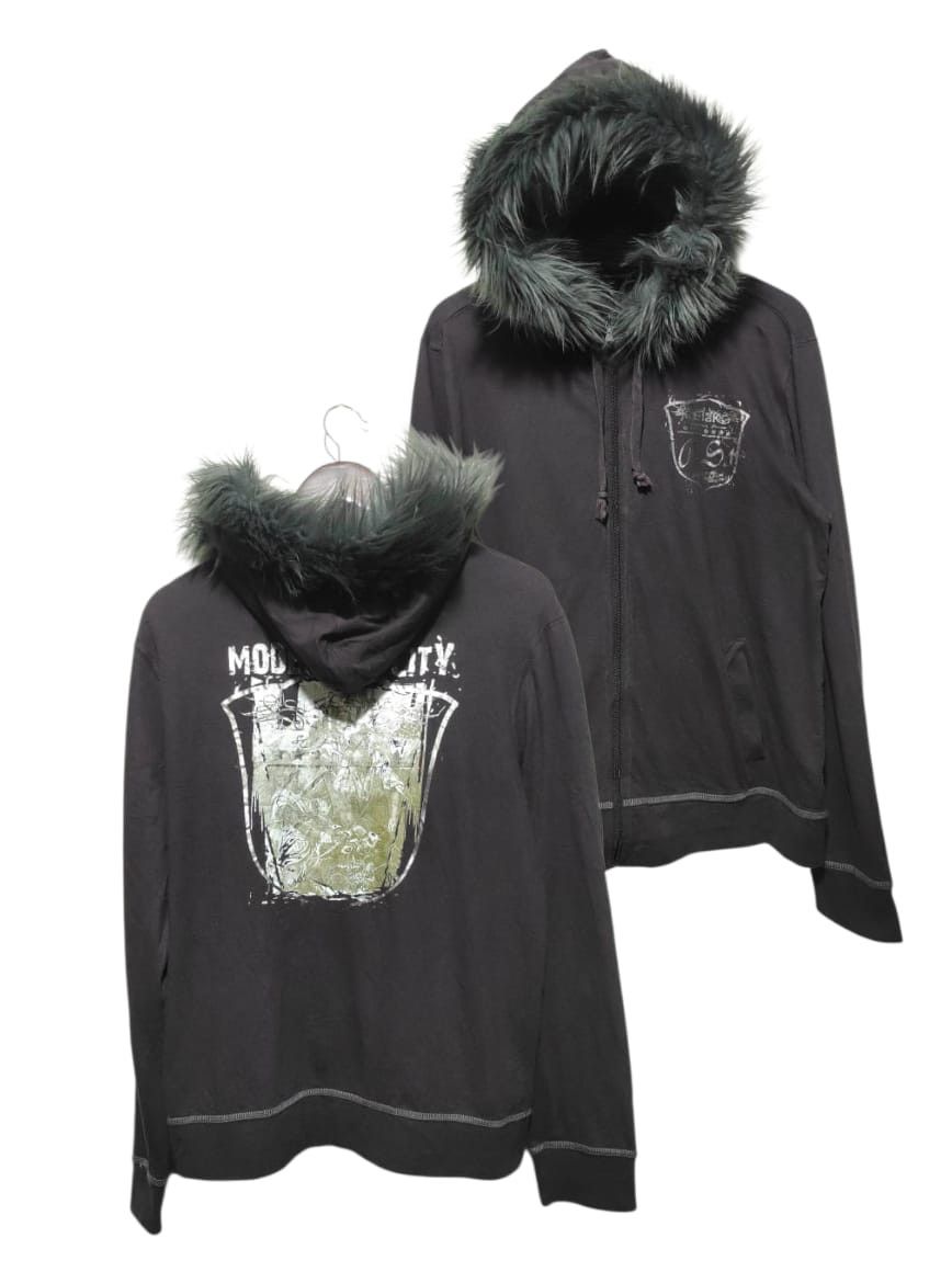 Hysteric Glamour Public Space 1 zipper fur hoodie LGB style Size US M / EU 48-50 / 2 - 2 Thumbnail