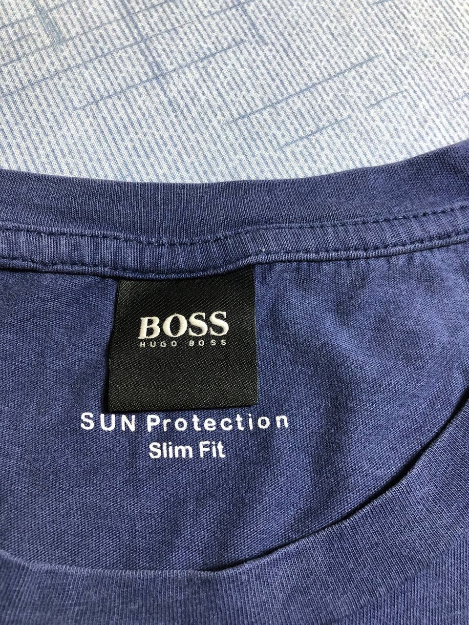 Hugo Boss Hugo Boss tee grey big logo Size US M / EU 48-50 / 2 - 2 Thumbnail