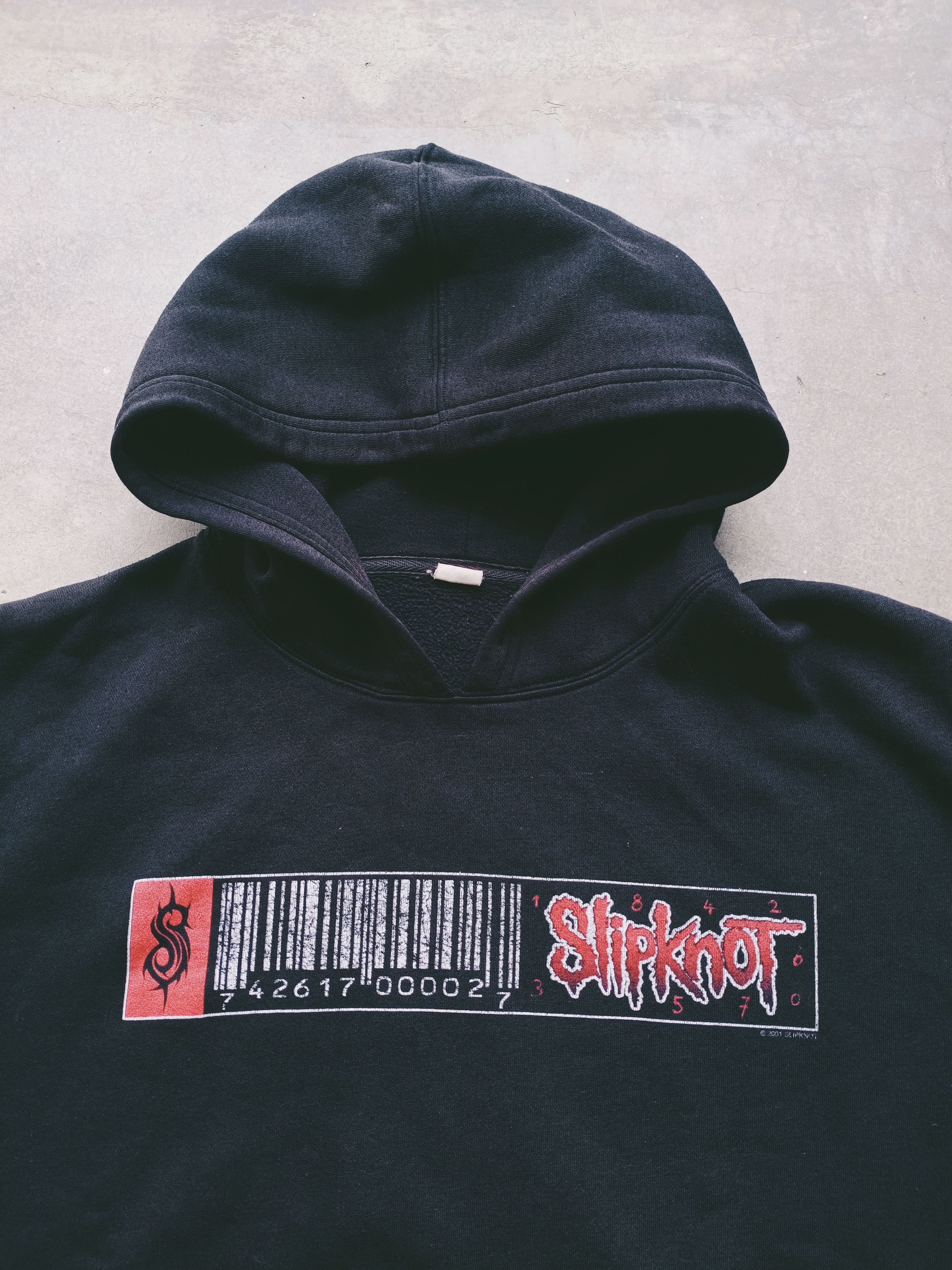 Band Tees Vintage Y2K 2001 Slipknot Barcode Hoodie Sweater Size US XL / EU 56 / 4 - 2 Thumbnail