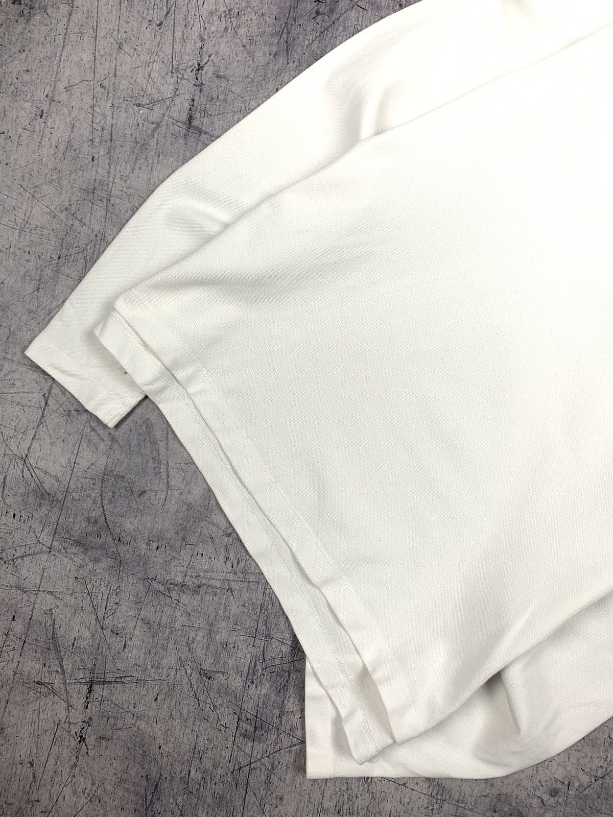 Lacoste Lacoste White Long Sleeve Big Logo Polo Shirt Size S Y2K Size S / US 4 / IT 40 - 3 Thumbnail