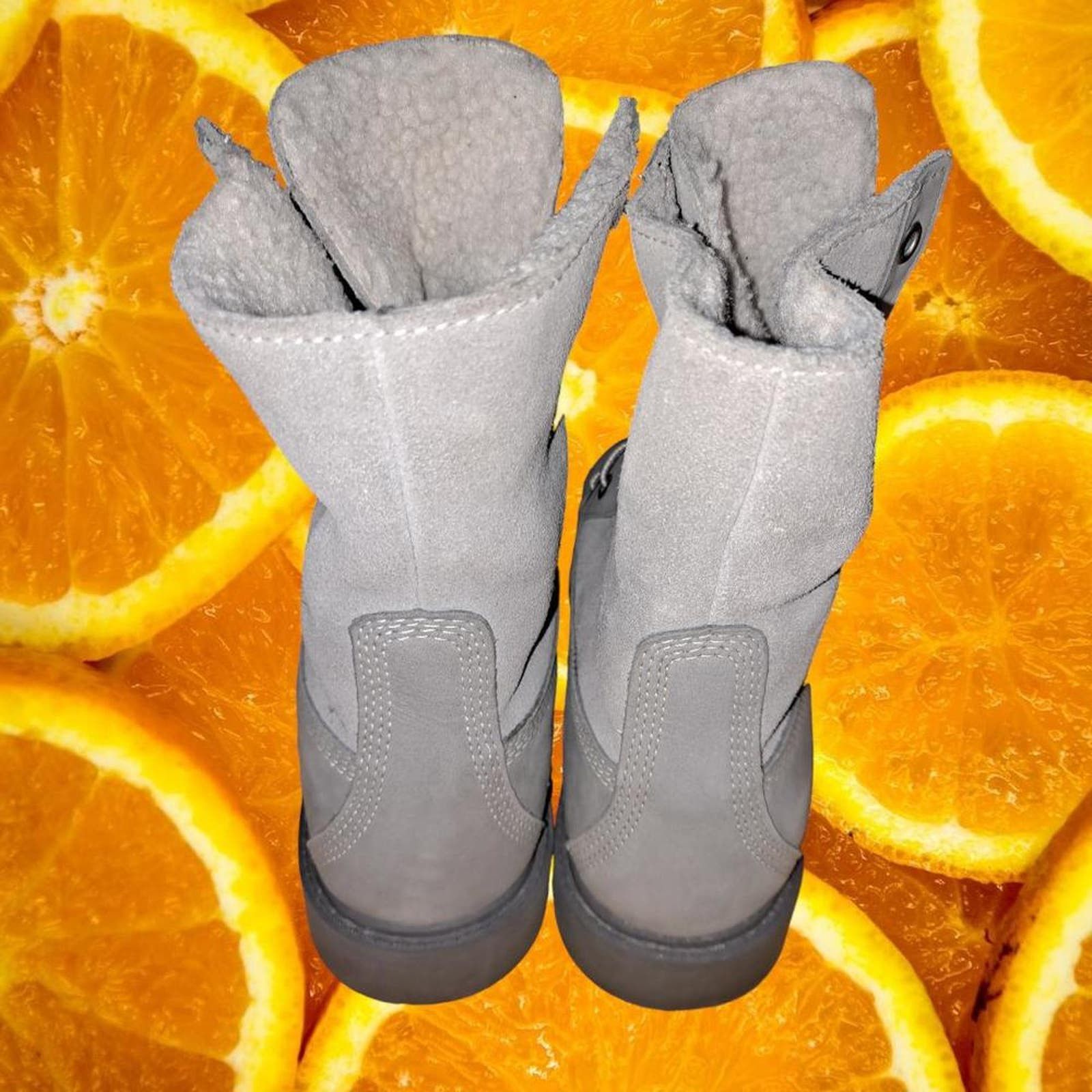Timberland Timberland Gray‎ Suede OrthoLite Boots Woman's Size 7 Size US 7 / IT 37 - 5 Thumbnail