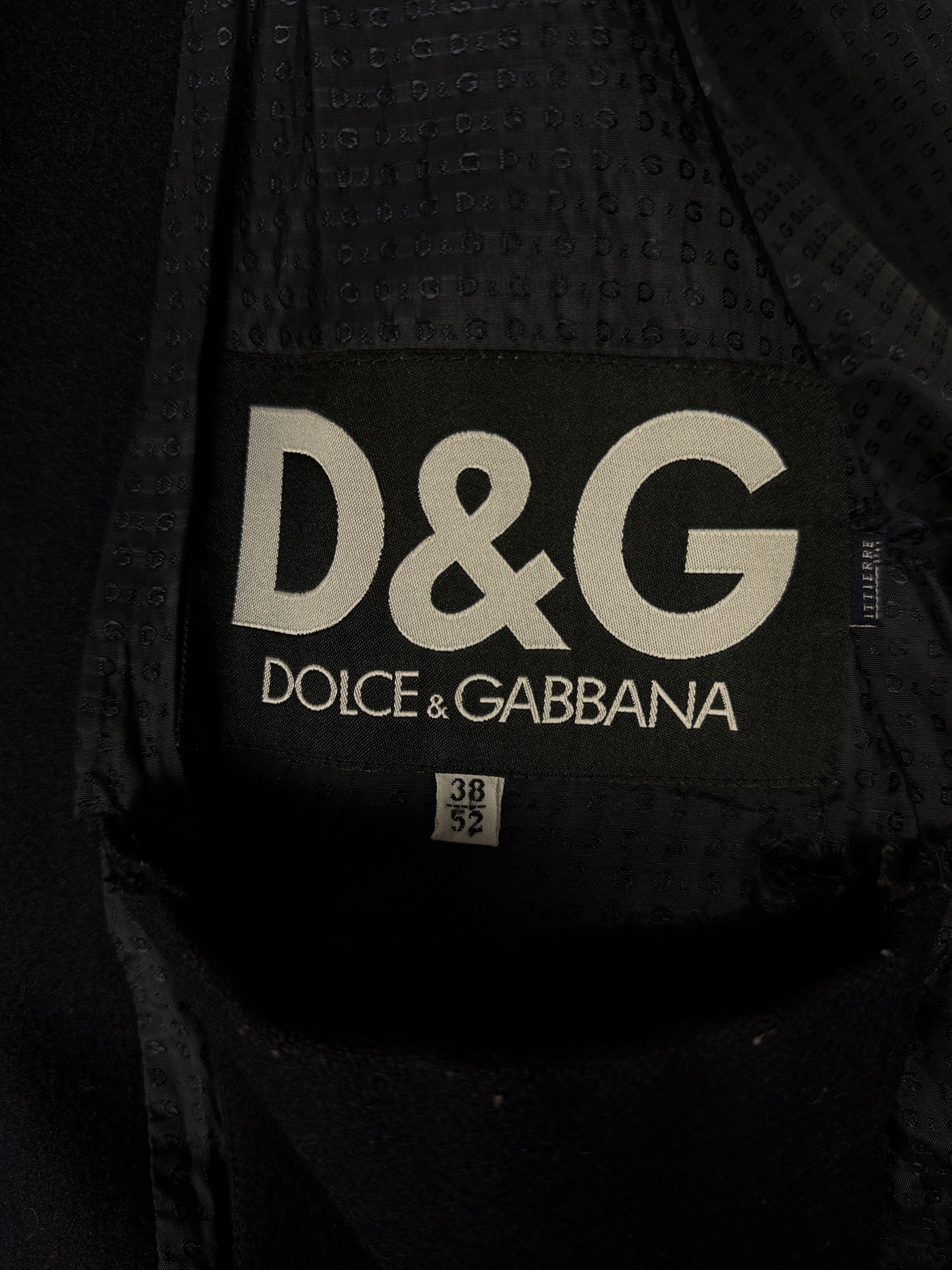 Dolce & Gabbana Dolce & Gabbana wool double-breasted coat with naval buttons Size US L / EU 52-54 / 3 - 5 Thumbnail