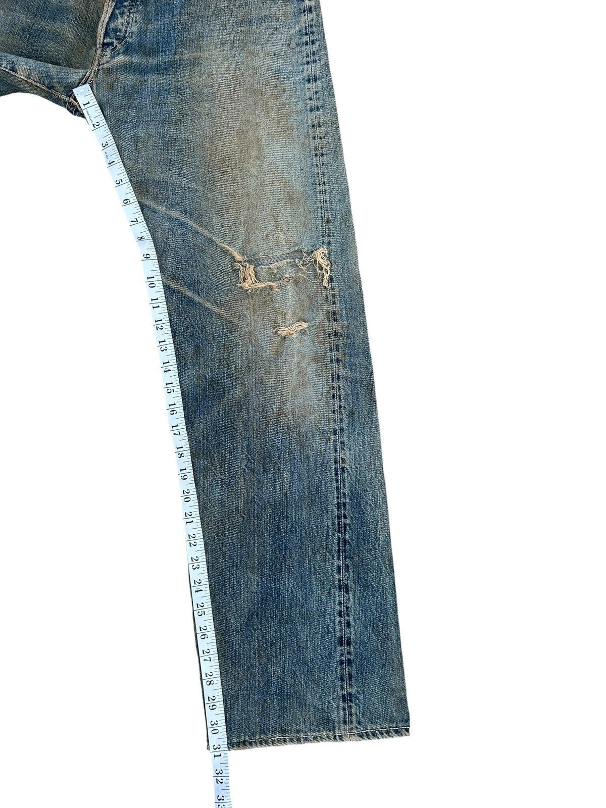 Kapital Thrashed Vintage Japanese Brand Pinball Selvedge Denim Jeans Size US 31 - 22 Thumbnail