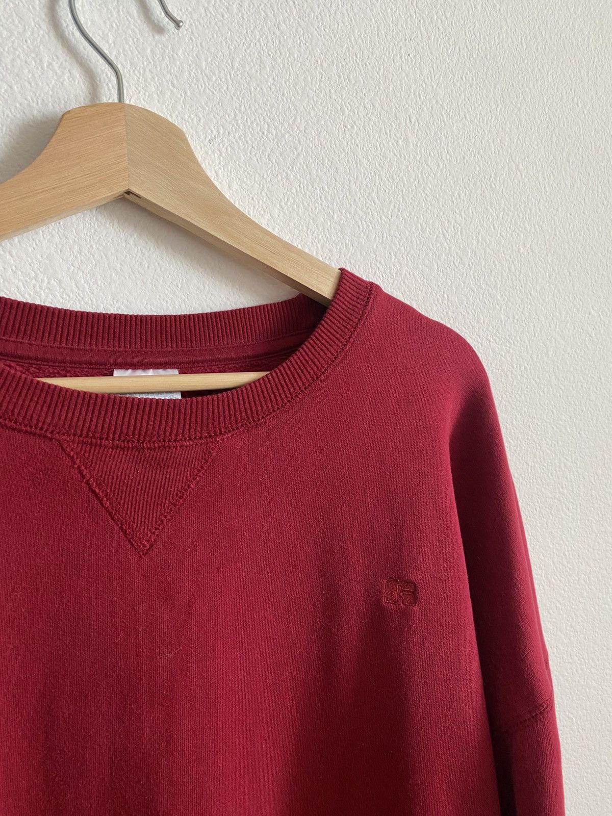 Russell Athletic Vintage 90s Faded Russell Athletic Blank Crewneck Sweatshirt Size US XL / EU 56 / 4 - 3 Thumbnail