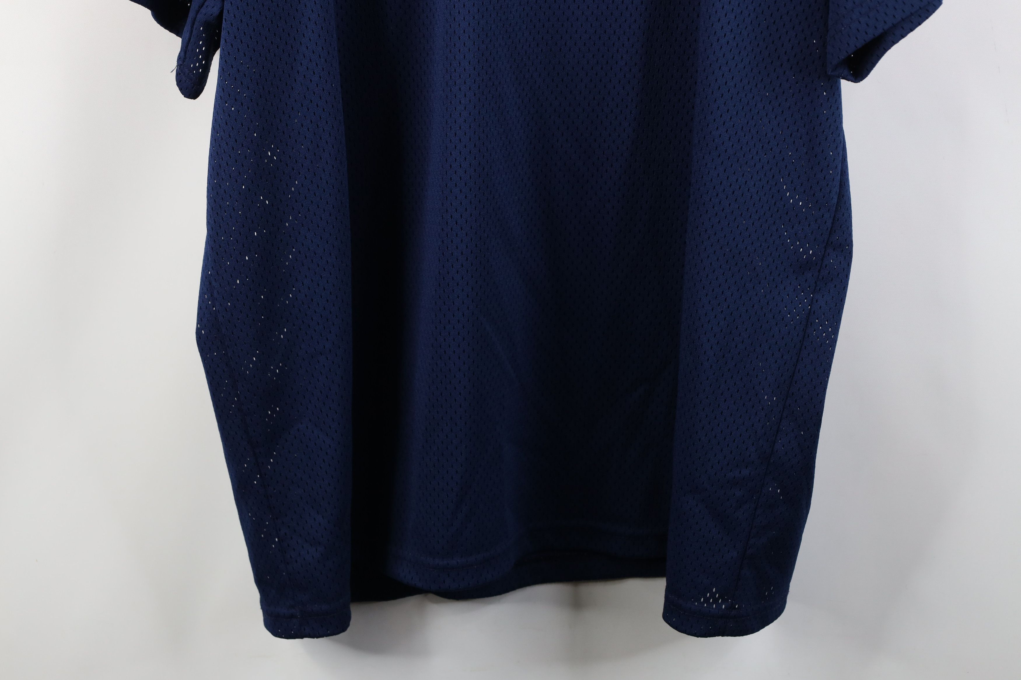 Vintage Vintage 90s Michigan Rams Mesh Henley Baseball Jersey Blue Size US XXL / EU 58 / 5 - 13 Thumbnail