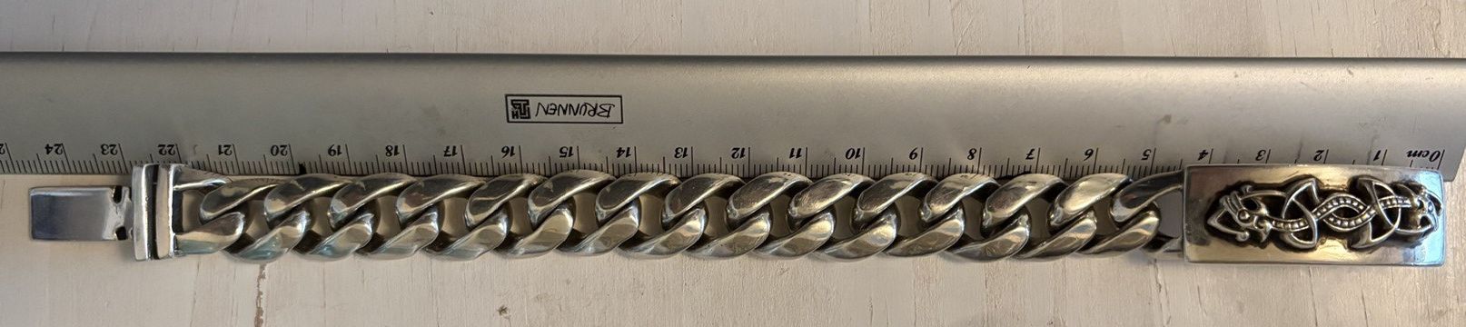 Chrome Hearts Original Chrome Hearts Bracelet 925 Sterling Silver Bracelet Size ONE SIZE - 17 Thumbnail