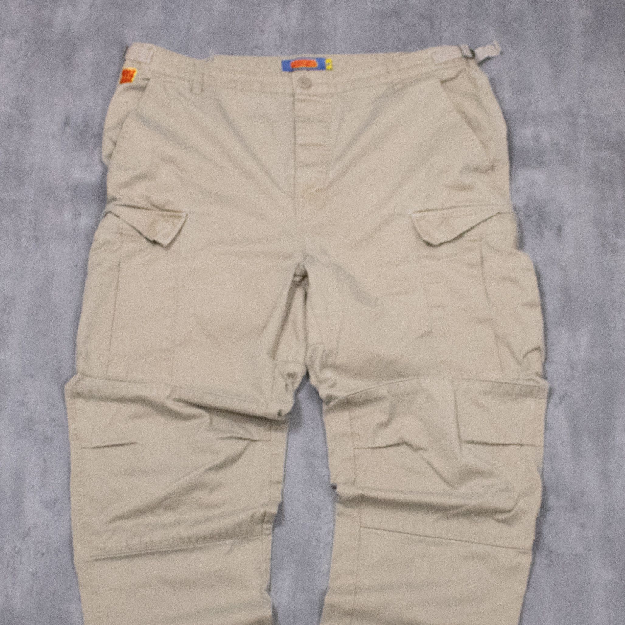 Empyre Empyre Baggy Utility Cargo Pants Tan Y2K Wide Leg Size US 38 / EU 54 - 3 Thumbnail