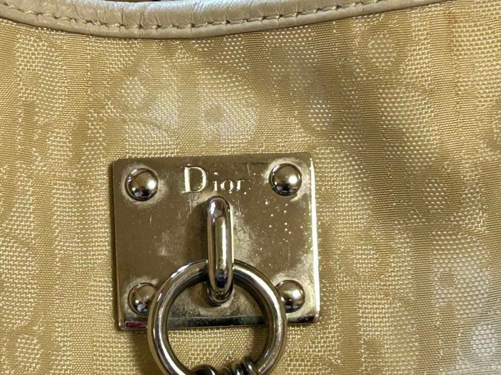 Dior Dior - Beige Monogram Tote Handbag Size ONE SIZE - 5 Thumbnail