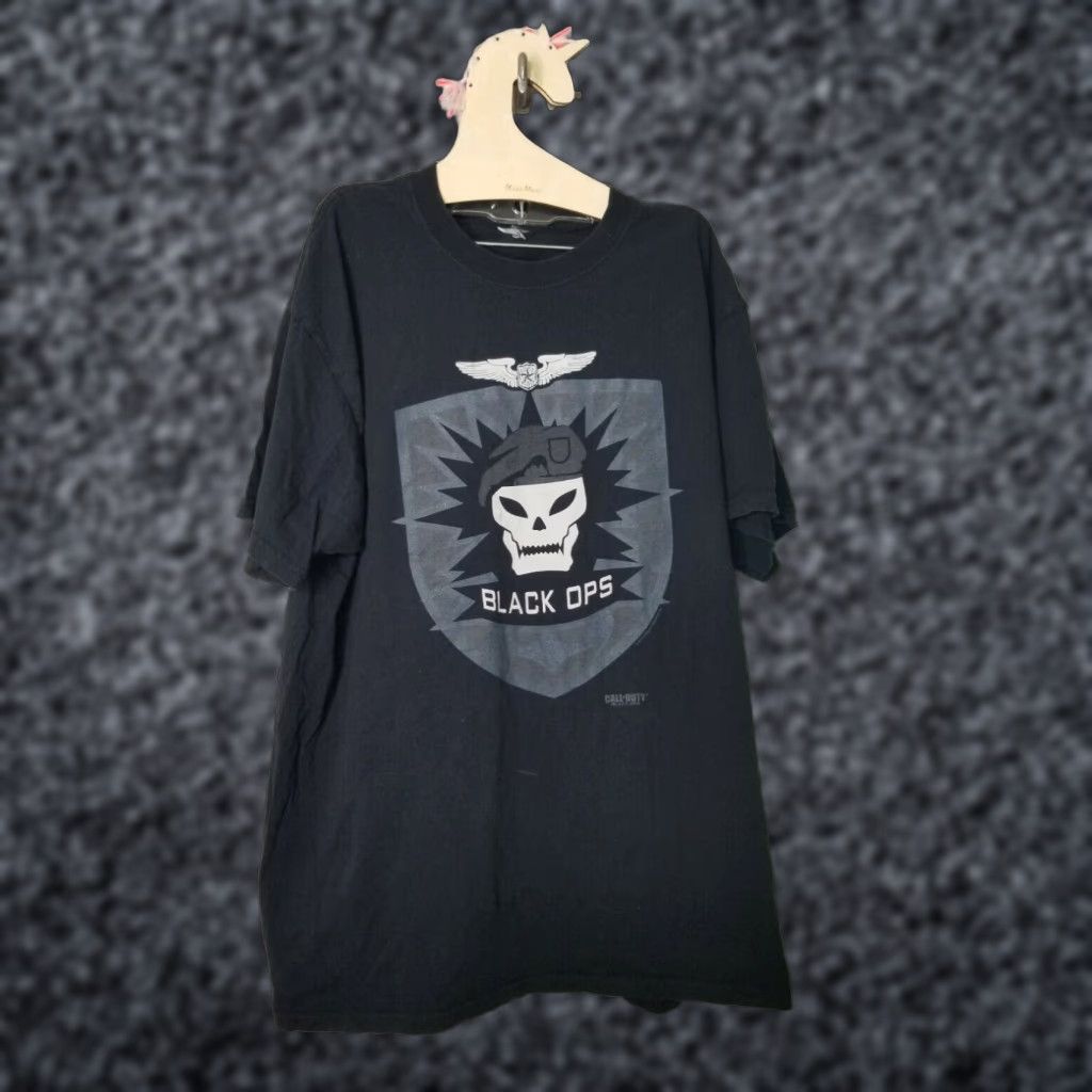 Jerzees Call Of Duty Black Ops Skull Gamer Tee, Black, Mens Large, Short Sleeve, Cotton Size US L / EU 52-54 / 3 - 1 Thumbnail