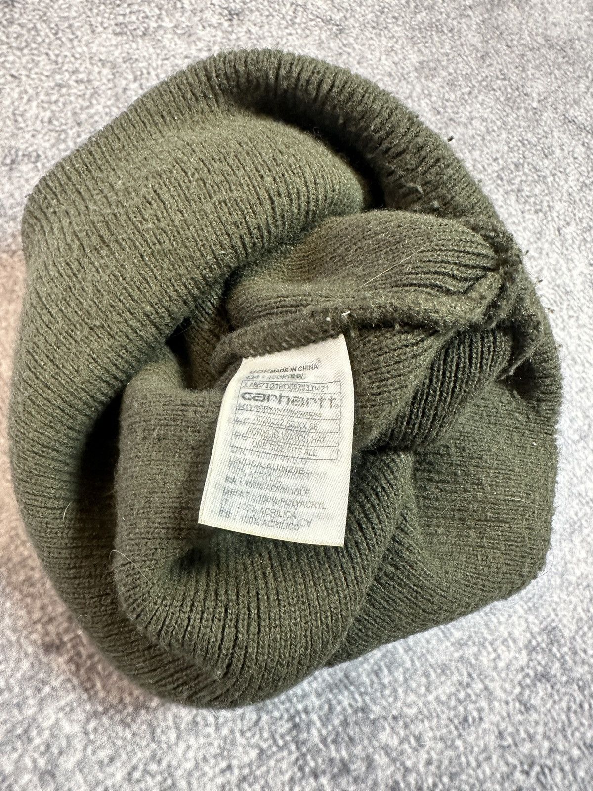 Carhartt × Vintage Vintage Carhartt Logo hats Streetwear casual rare VTG Usa Size ONE SIZE - 2 Thumbnail