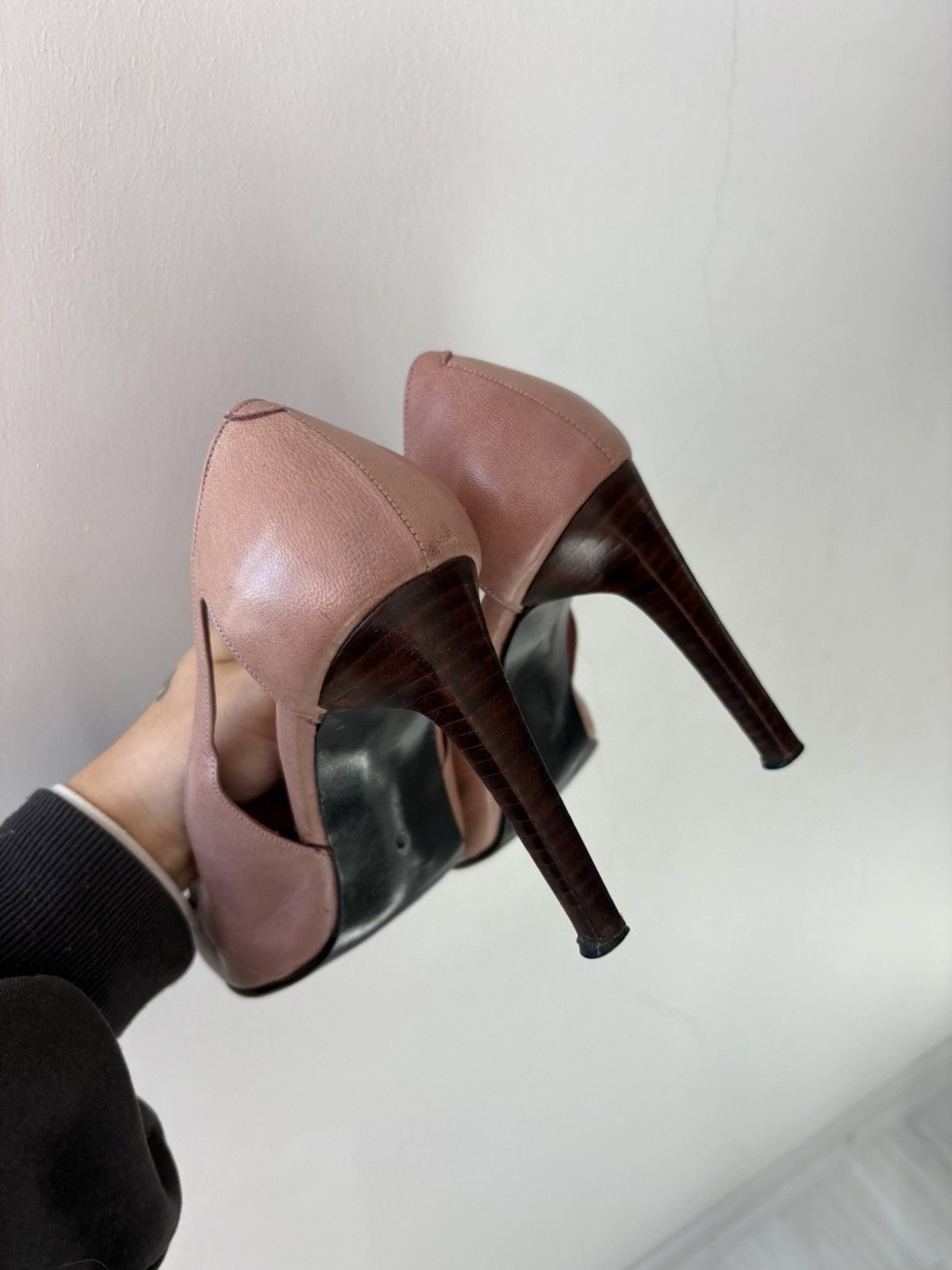 Vintage Vintage leather heels Size US 7.5 / IT 37.5 - 6 Thumbnail
