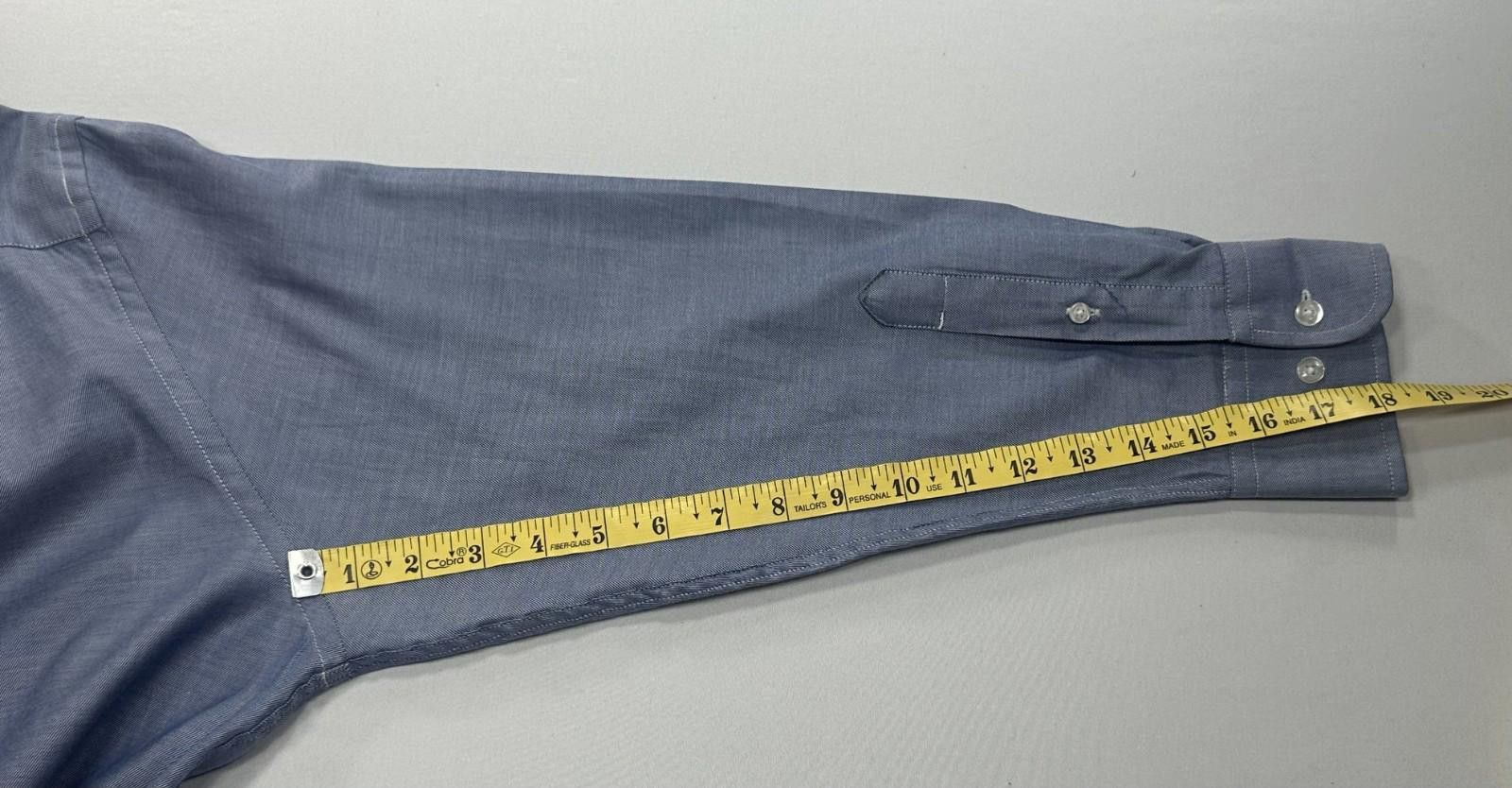 Nautica Nautica 100% Cotton Button Up Shirt Blue Men's XL 17.5-32/33 Size US XL / EU 56 / 4 - 6 Thumbnail