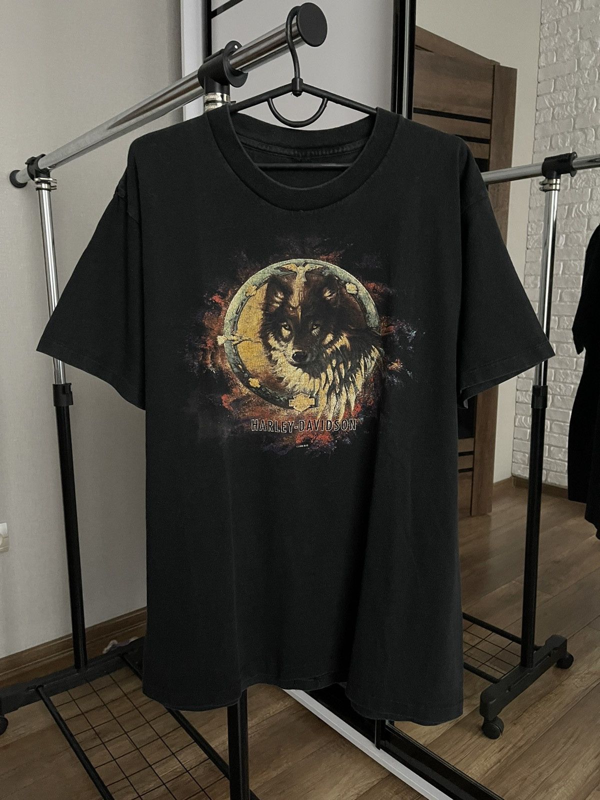 Vintage 1996 Harley Davidson Savannah Georgia Vintage T-Shirt Tee Size US L / EU 52-54 / 3 - 4 Thumbnail