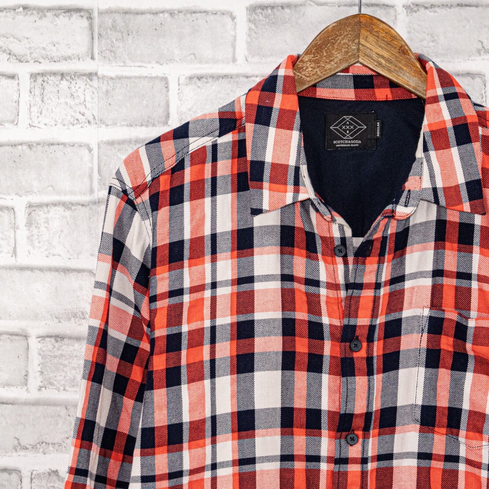 Scotch & Soda Scotch & Soda Button up Flannel Shirt in Multi color Plaid Size US L / EU 52-54 / 3 - 6 Thumbnail