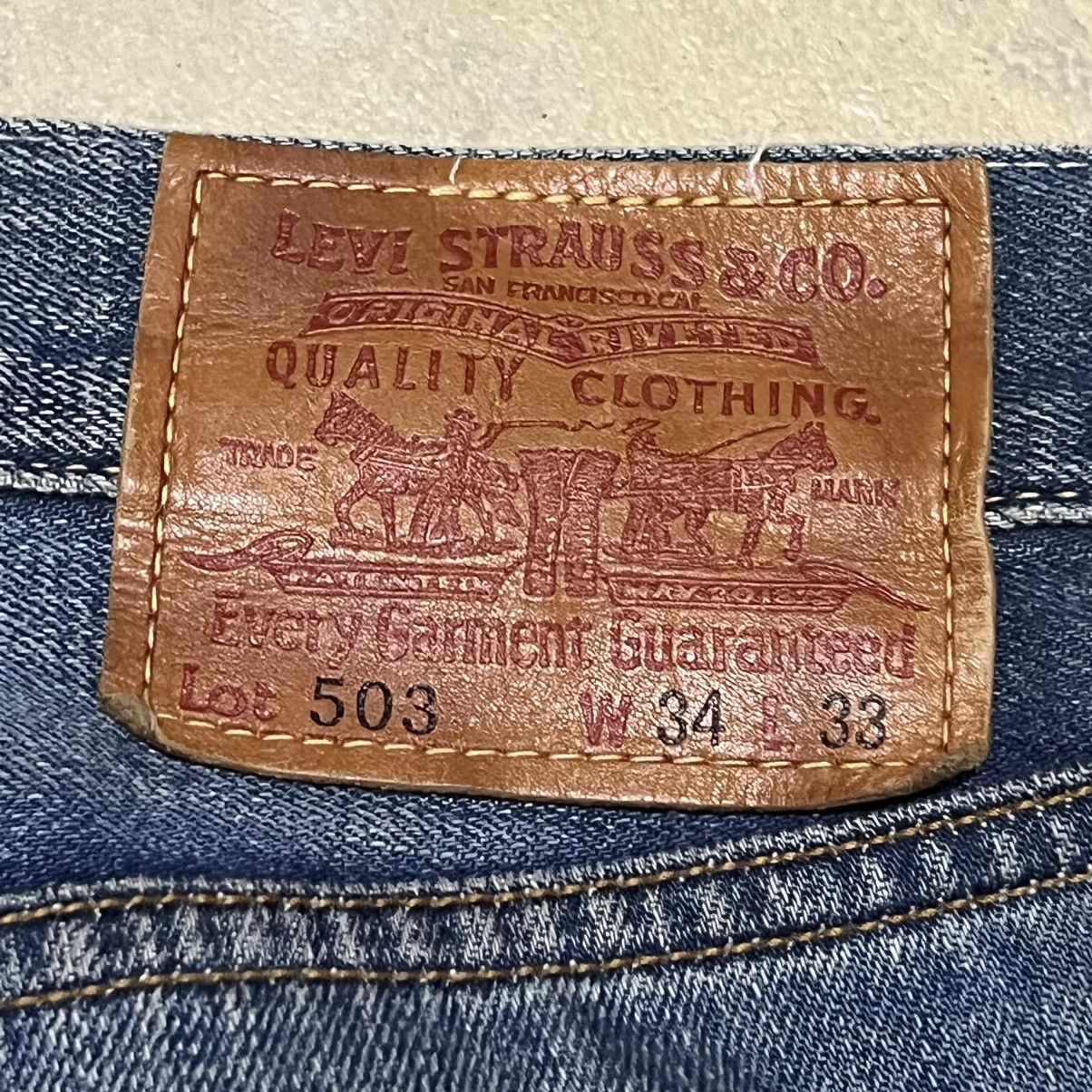 Levi's Vintage Distressed Levis Lot 503 Denim Jeans Size US 34 / EU 50 - 22 Thumbnail