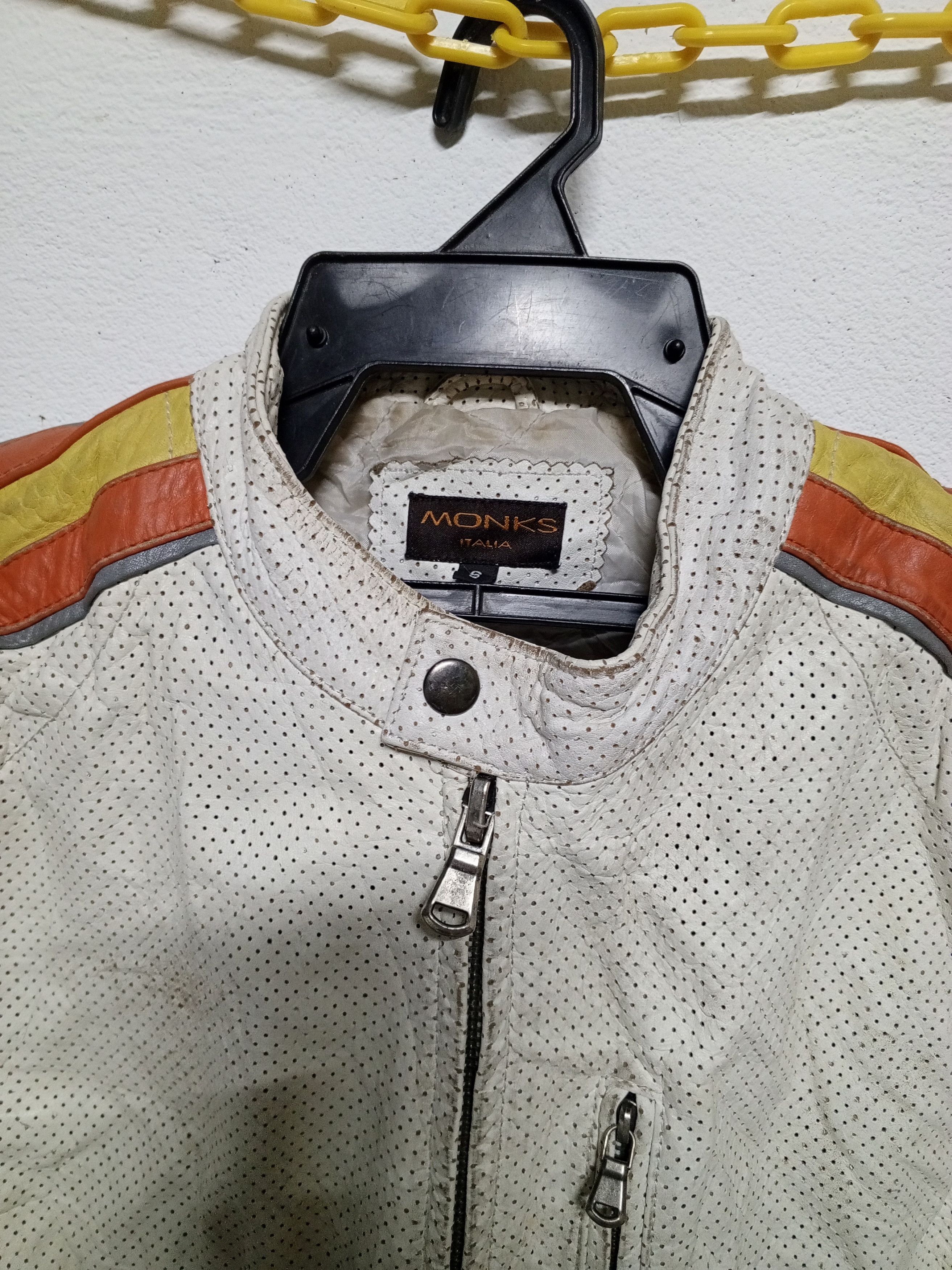 Other MONKS LEATHER JACKET NICE Size US M / EU 48-50 / 2 - 7 Thumbnail