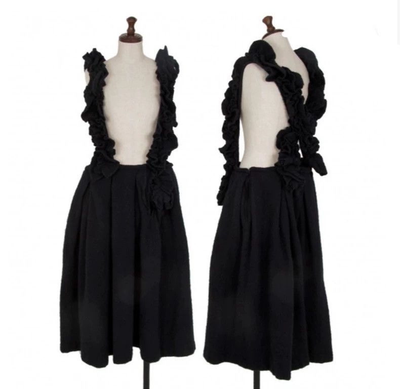 Comme des Garcons Comme des Garcons Black retro lace strap skirt Size XS / US 0-2 / IT 36-38 - 1 Thumbnail