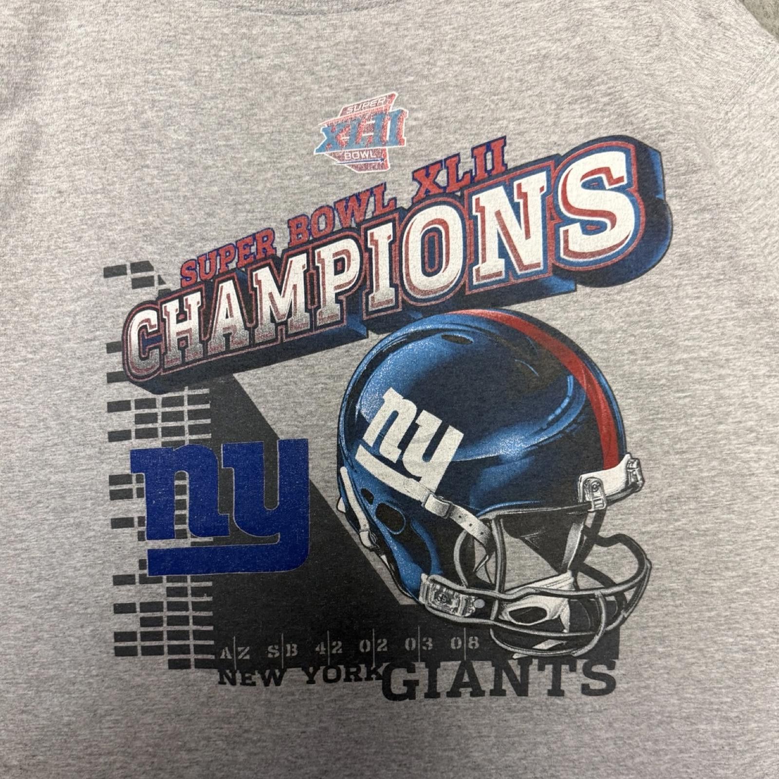 NFL Giants Super Bowl Champs -- L -- Size US L / EU 52-54 / 3 - 2 Thumbnail
