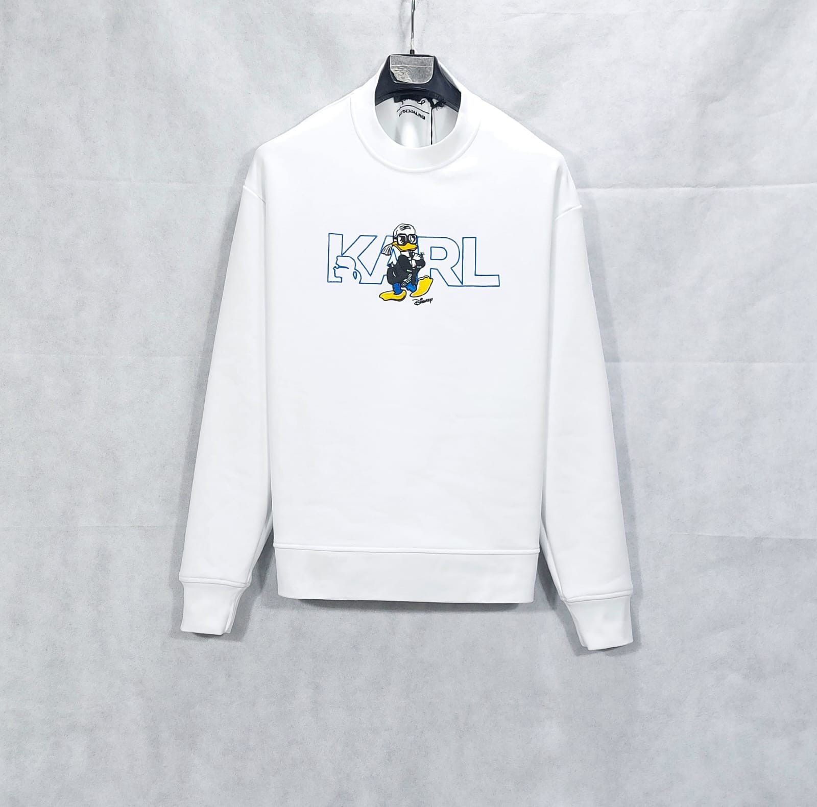 image of X Disney Donald Sweatshirt in White, Women's (Size Medium)