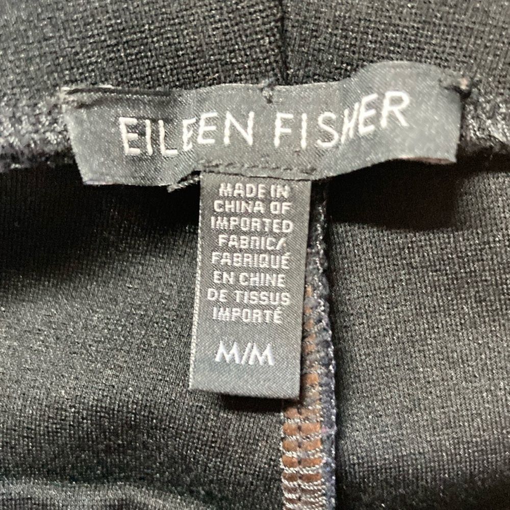 Eileen Fisher Eileen Fisher Black Size M Seamed Lower Rise Legging Pants R Size 30" / US 8 / IT 44 - 3 Thumbnail