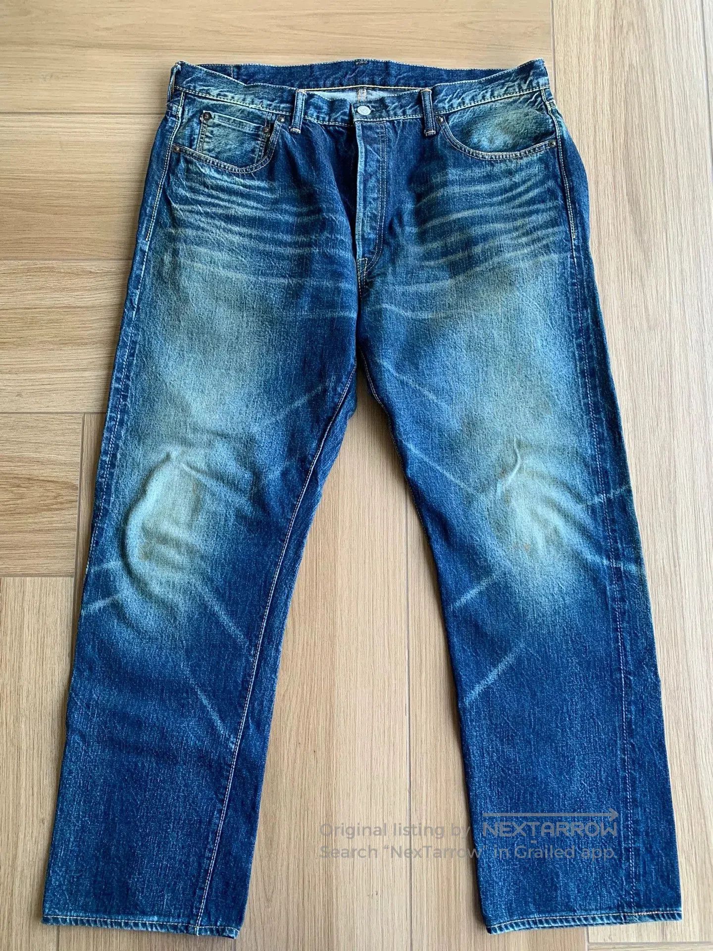badass 13.7oz raw denim jeans limited edition.