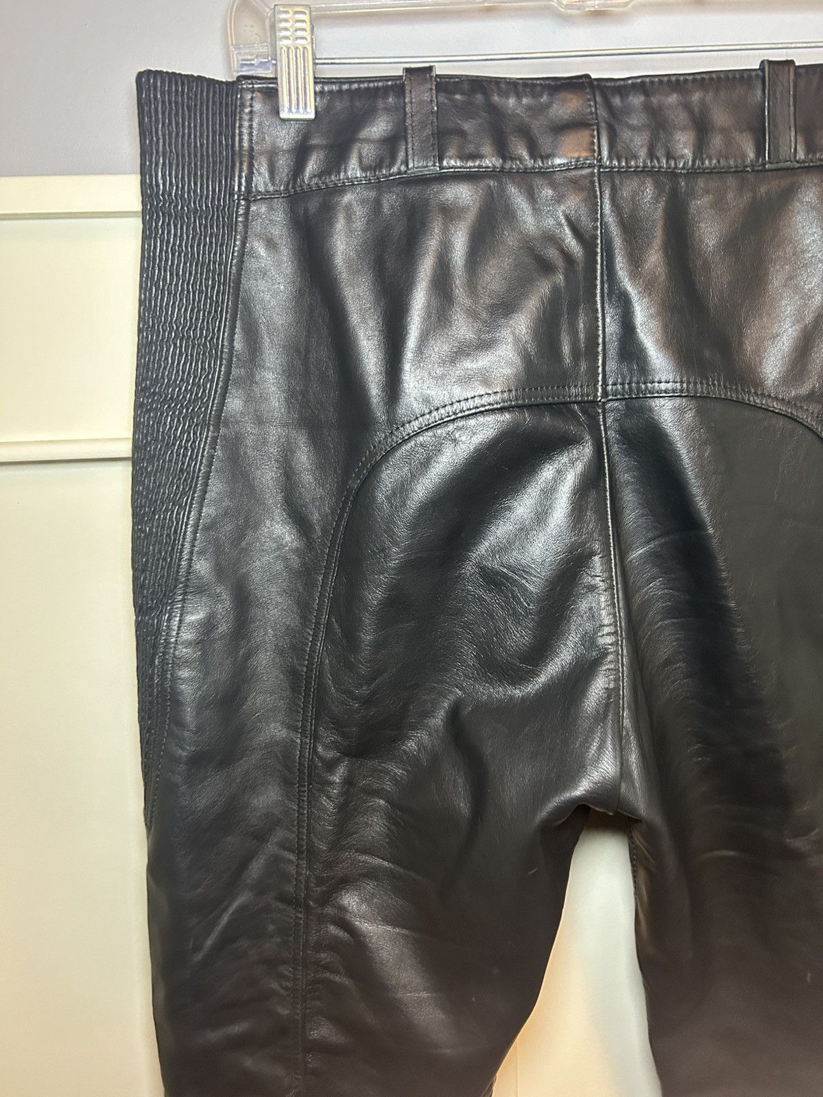 Leather Vintage thick leather racing pants Size US 36 / EU 52 - 8 Thumbnail
