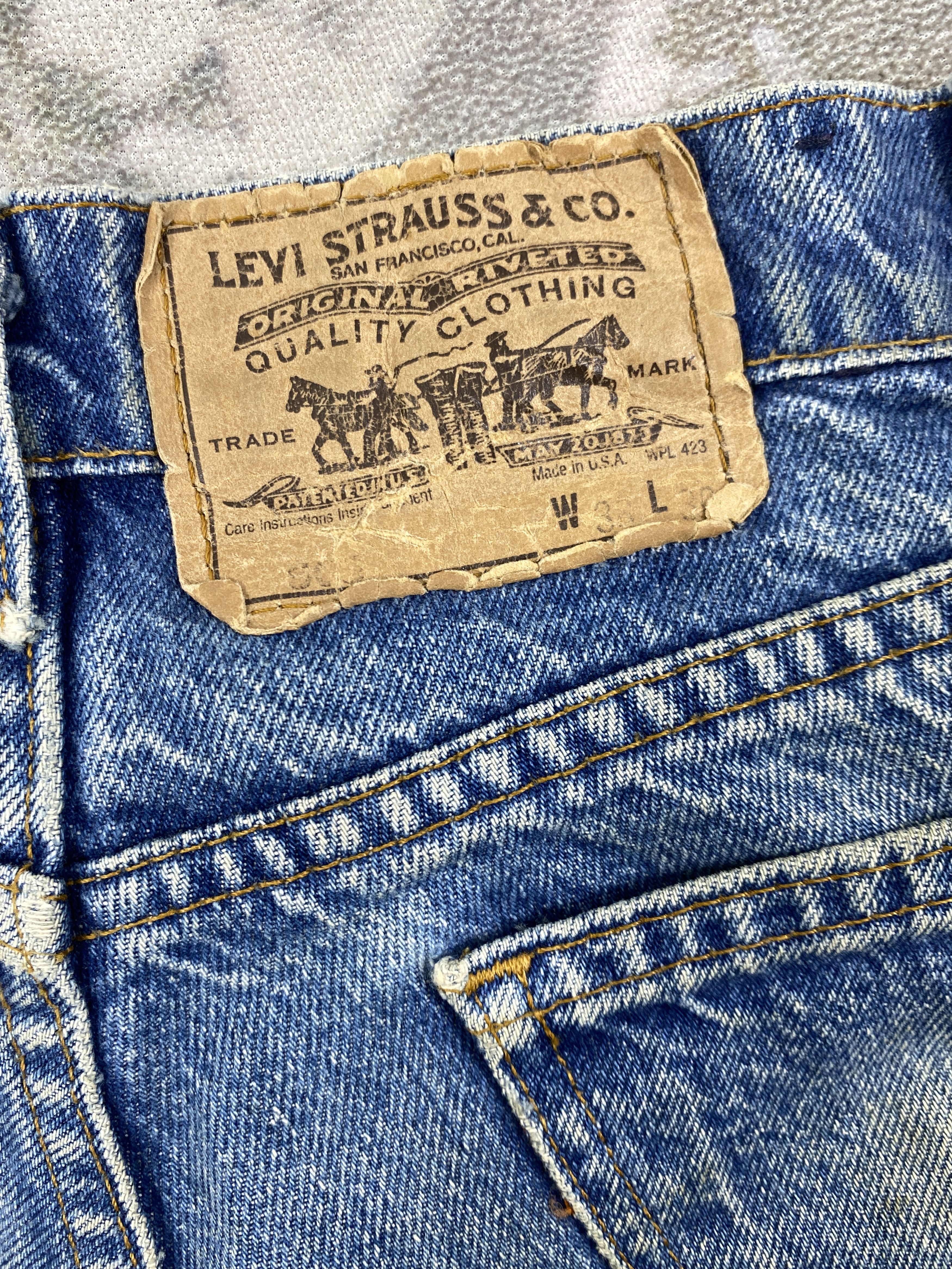 Levi's Vintage Levi's Made in USA Rusty Denim 37 x 27.5 -JN530 Size US 37 - 11 Thumbnail
